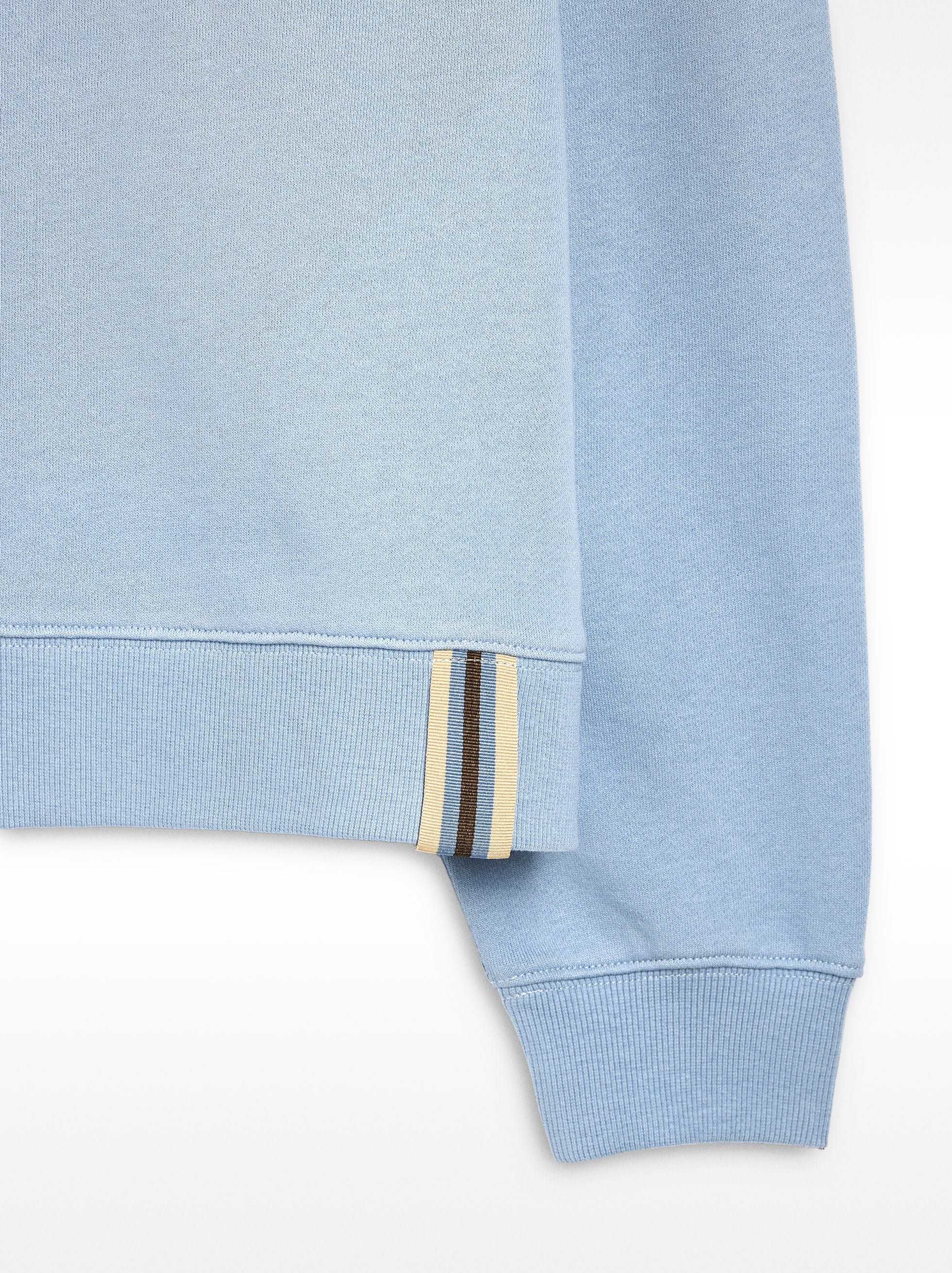 Sudadera 100% Algodón Con Frunces