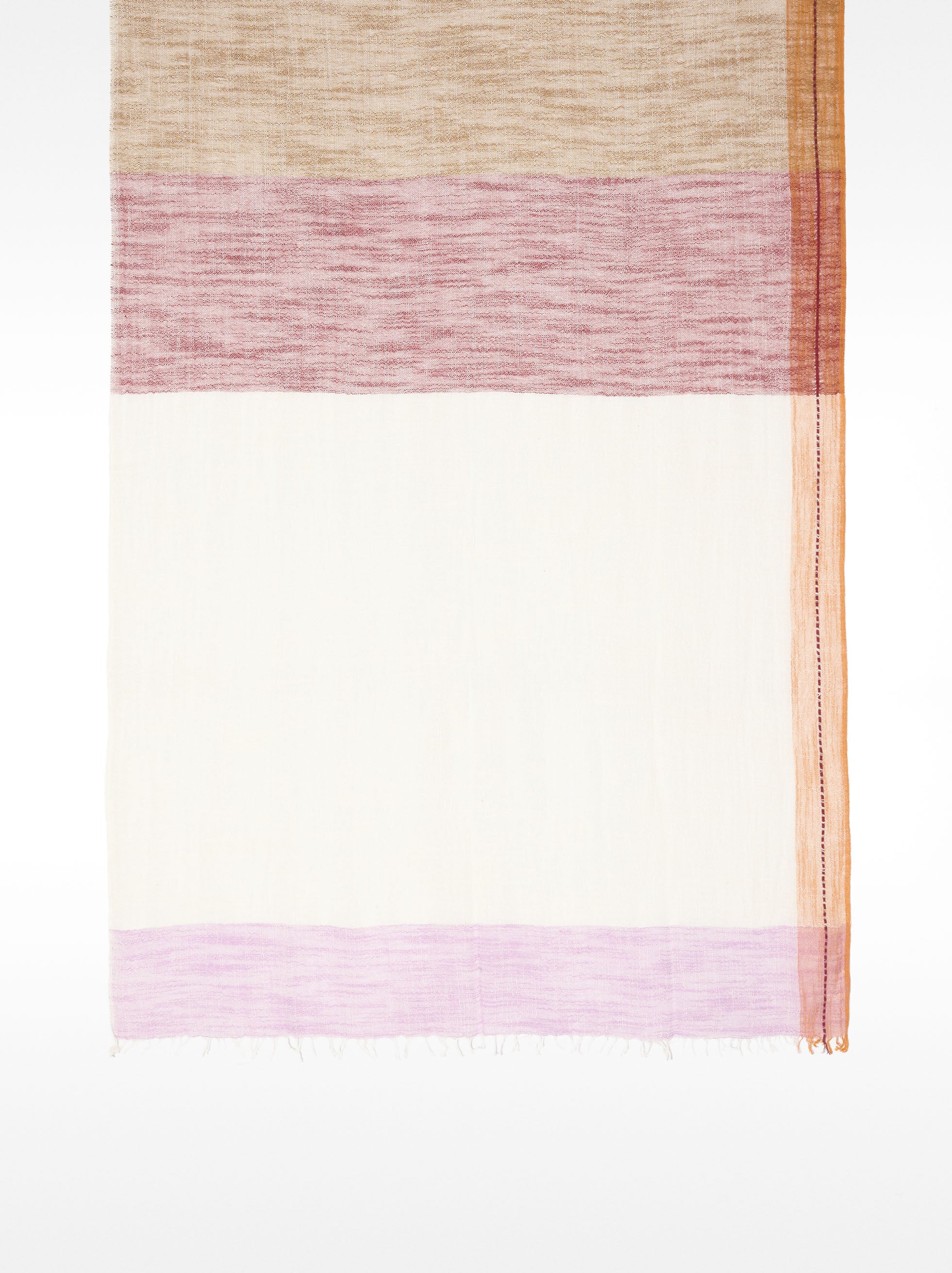 Pashmina De Algodón Con Flecos