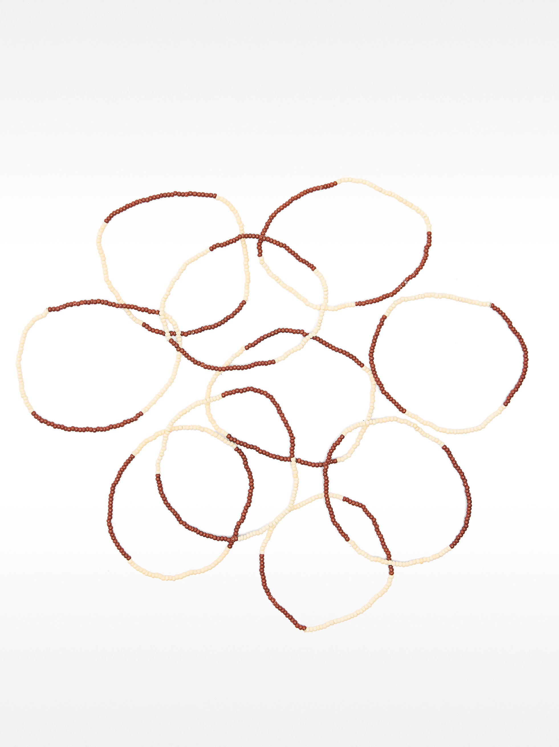 Pulsera Múltiple Con Cuentas