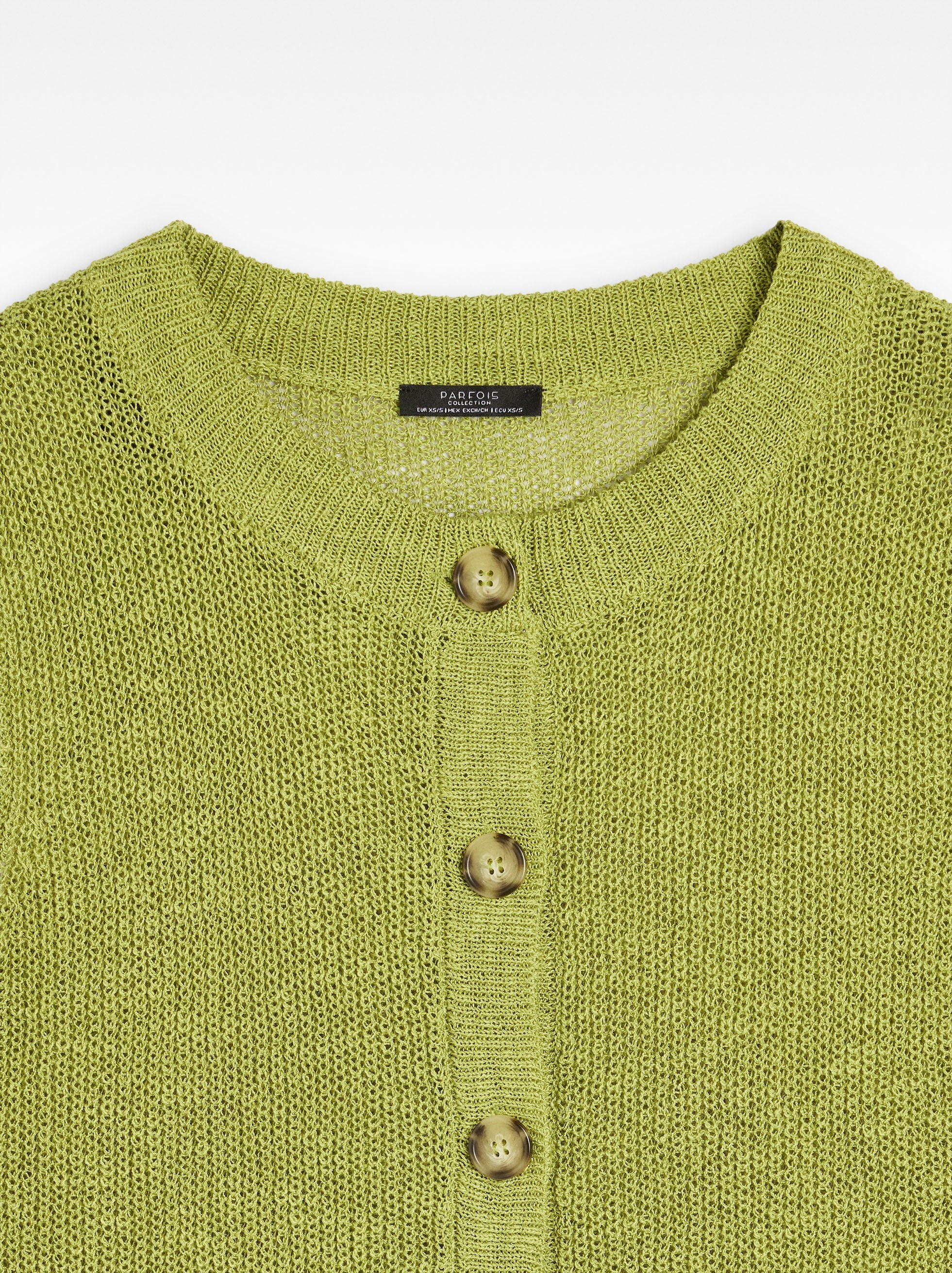 Chaleco De Punto Con Botones