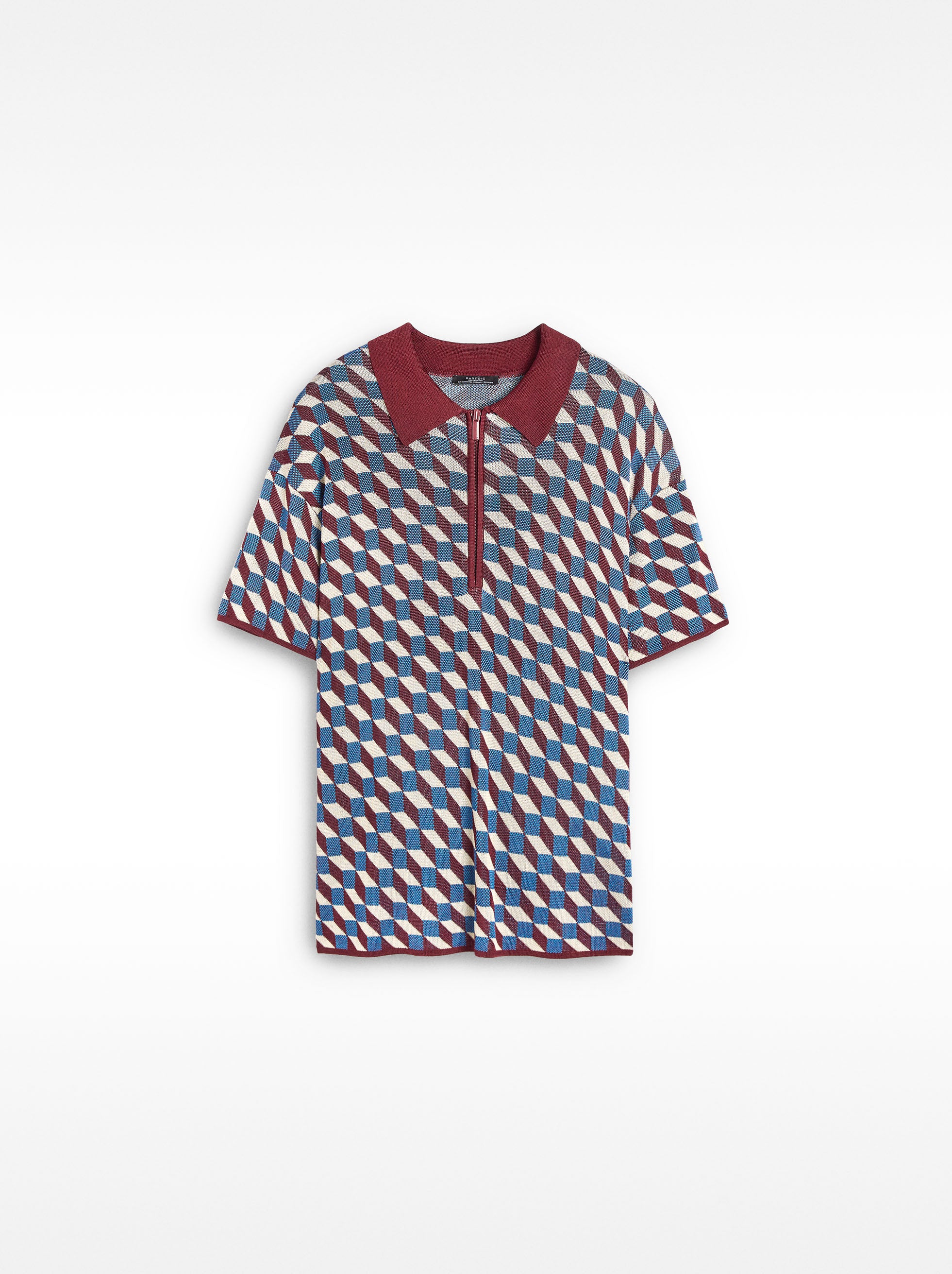 Jersey De Punto Estampado