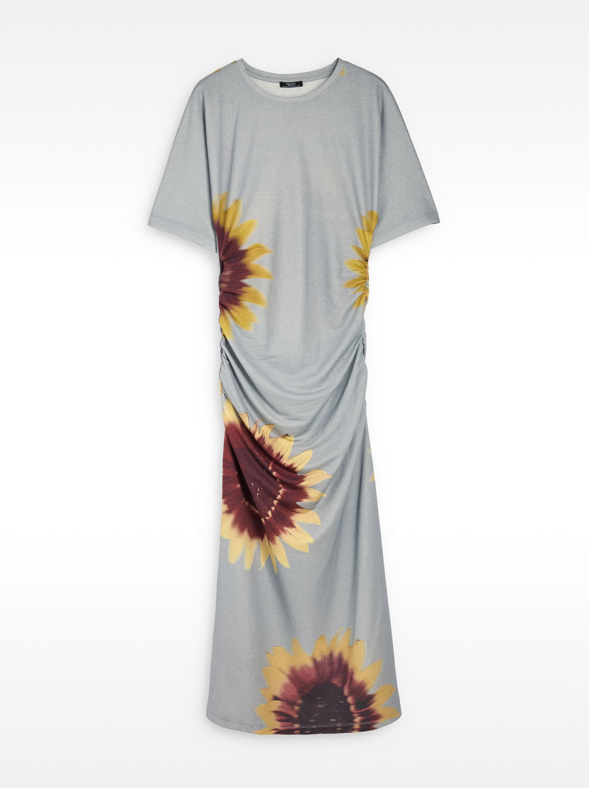 Vestido Largo Con Estampado Floral