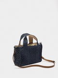 Bolso Tote Efecto Rafia Con Bandolera