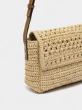 Bolso De Bandolera Efecto Rafia