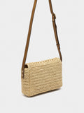 Bolso De Bandolera Efecto Rafia