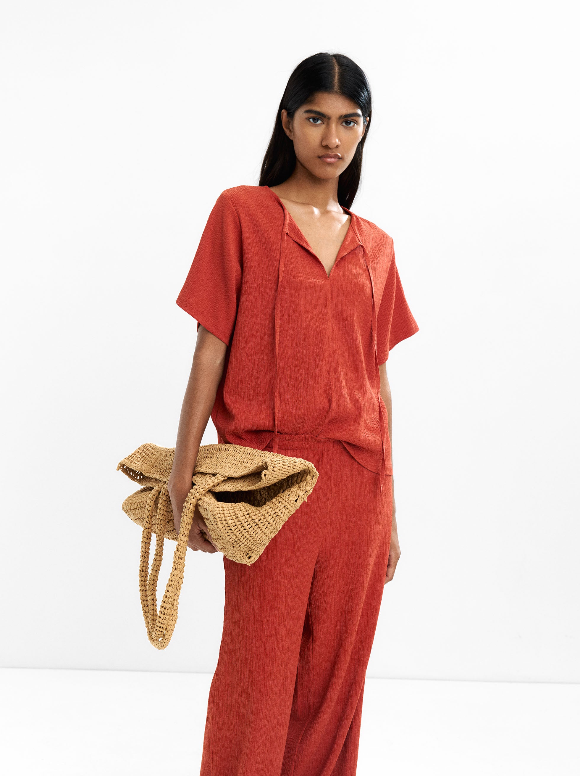 Camiseta Con Textura