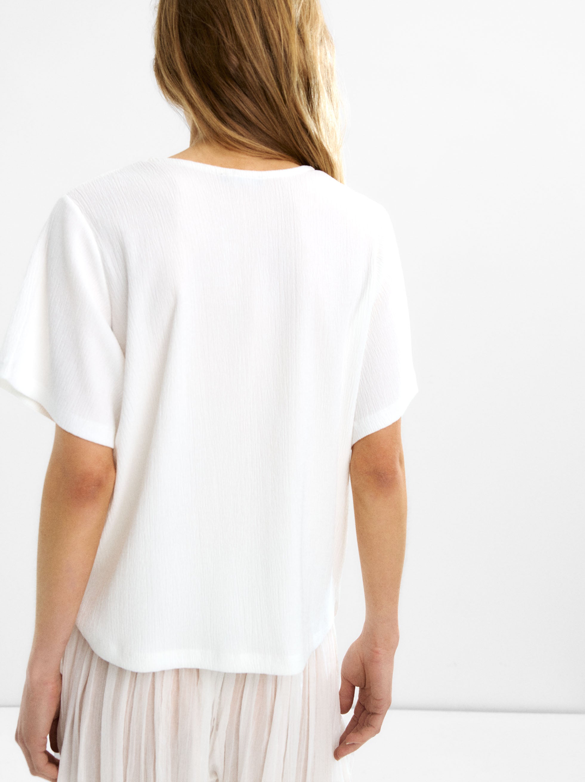 Camiseta Con Textura