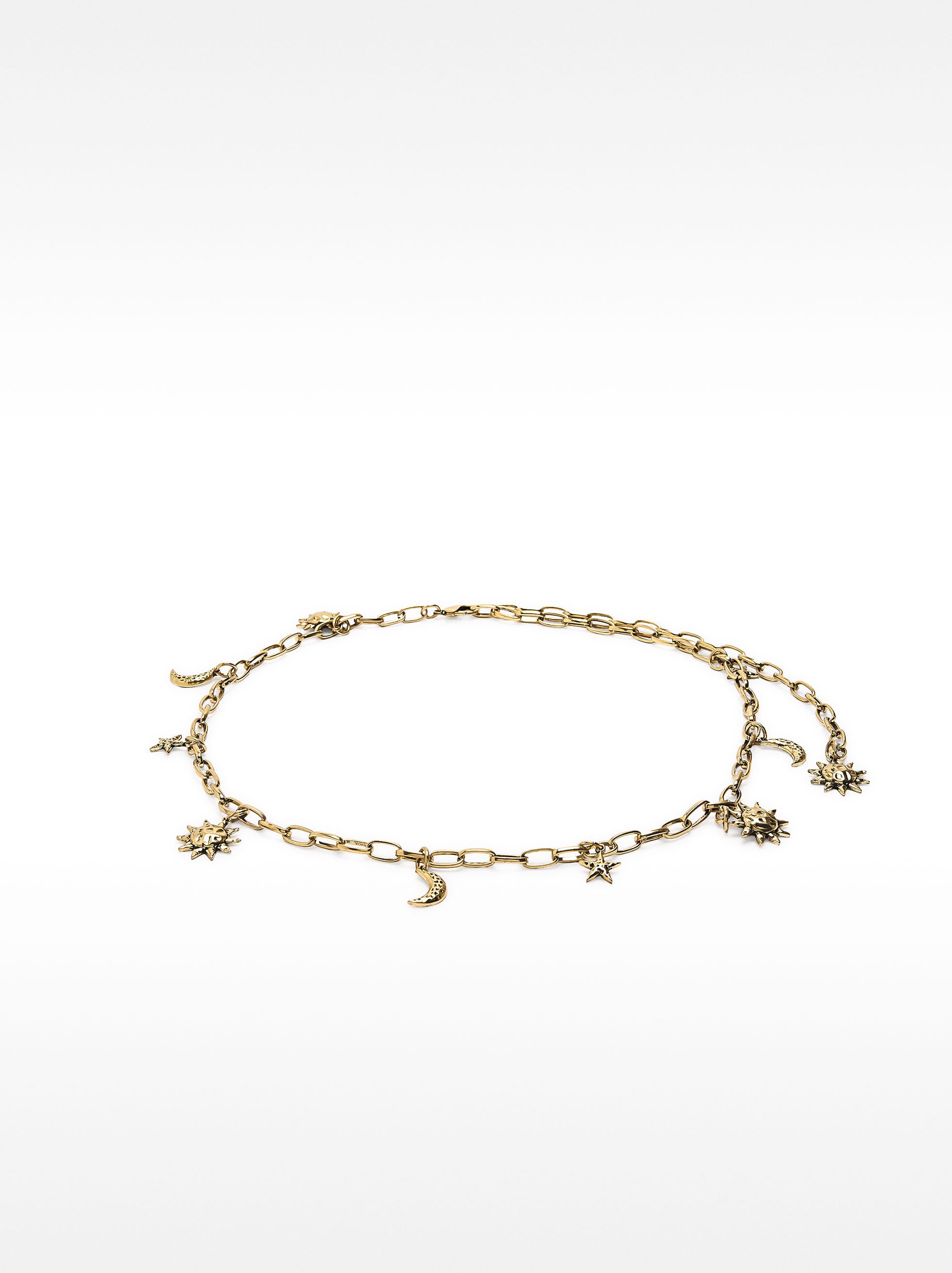 Cinturón De Eslabones Con Charms