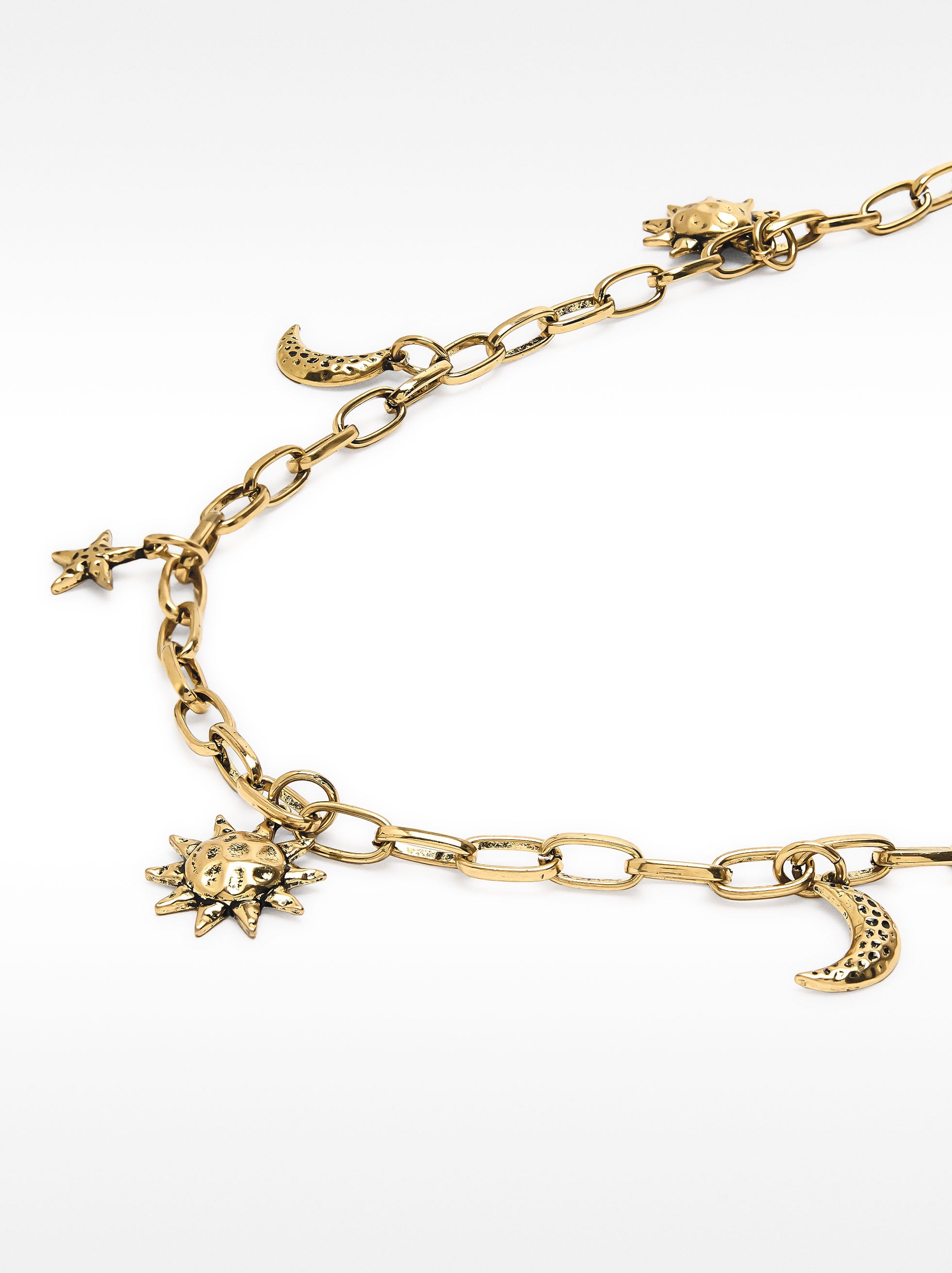 Cinturón De Eslabones Con Charms