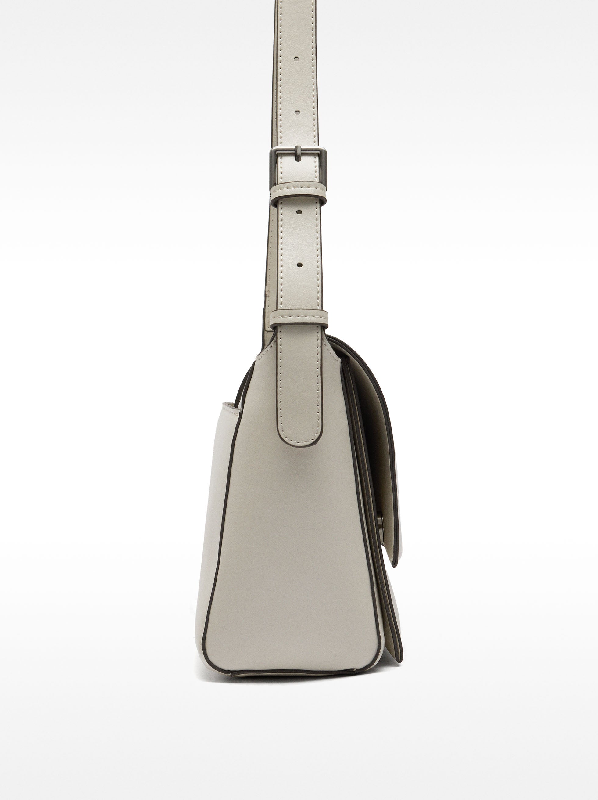 Bolso Bandolera Con Solapa Imantada