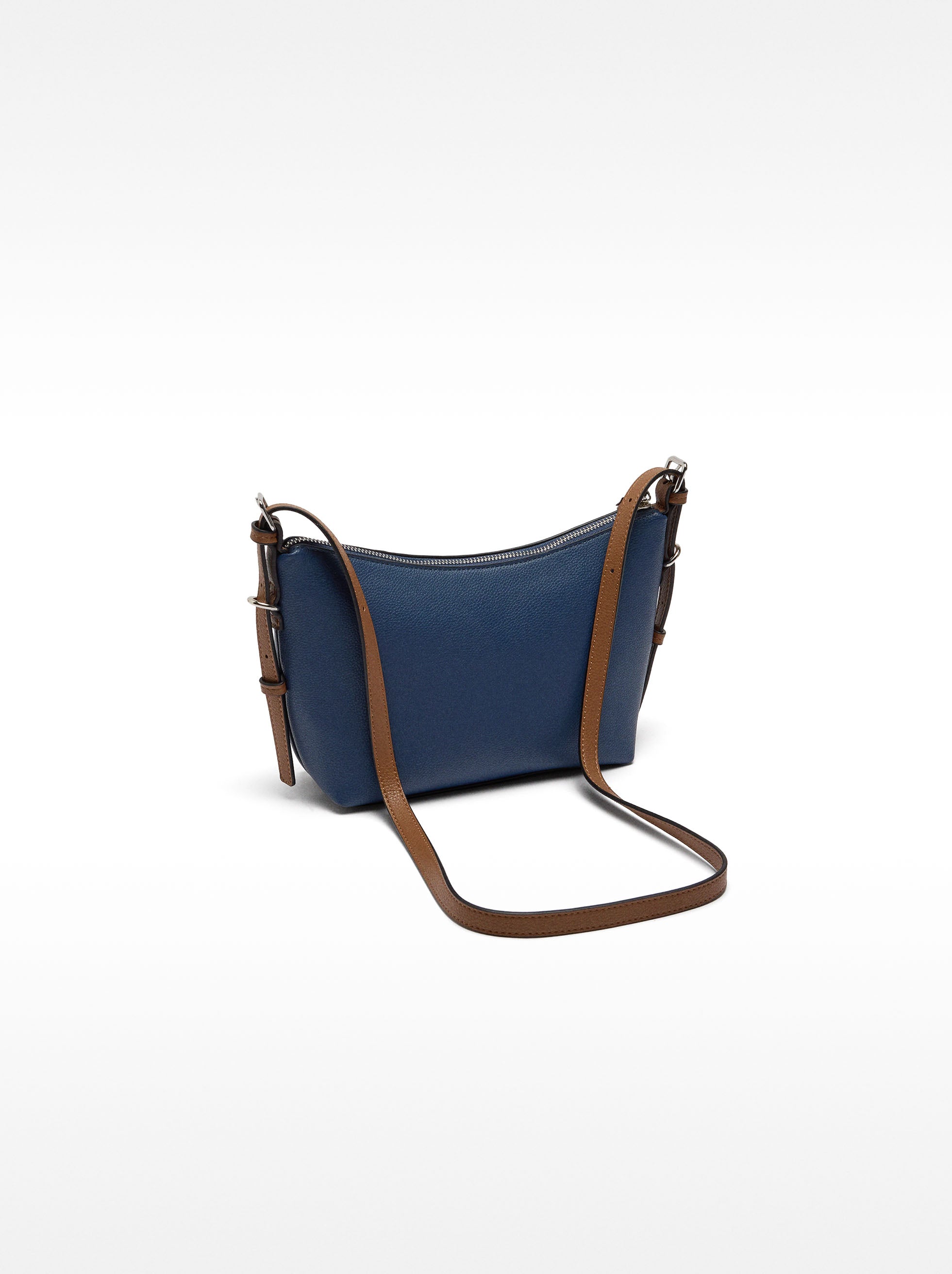 Bolso Bandolera Con Bolsillo Exterior