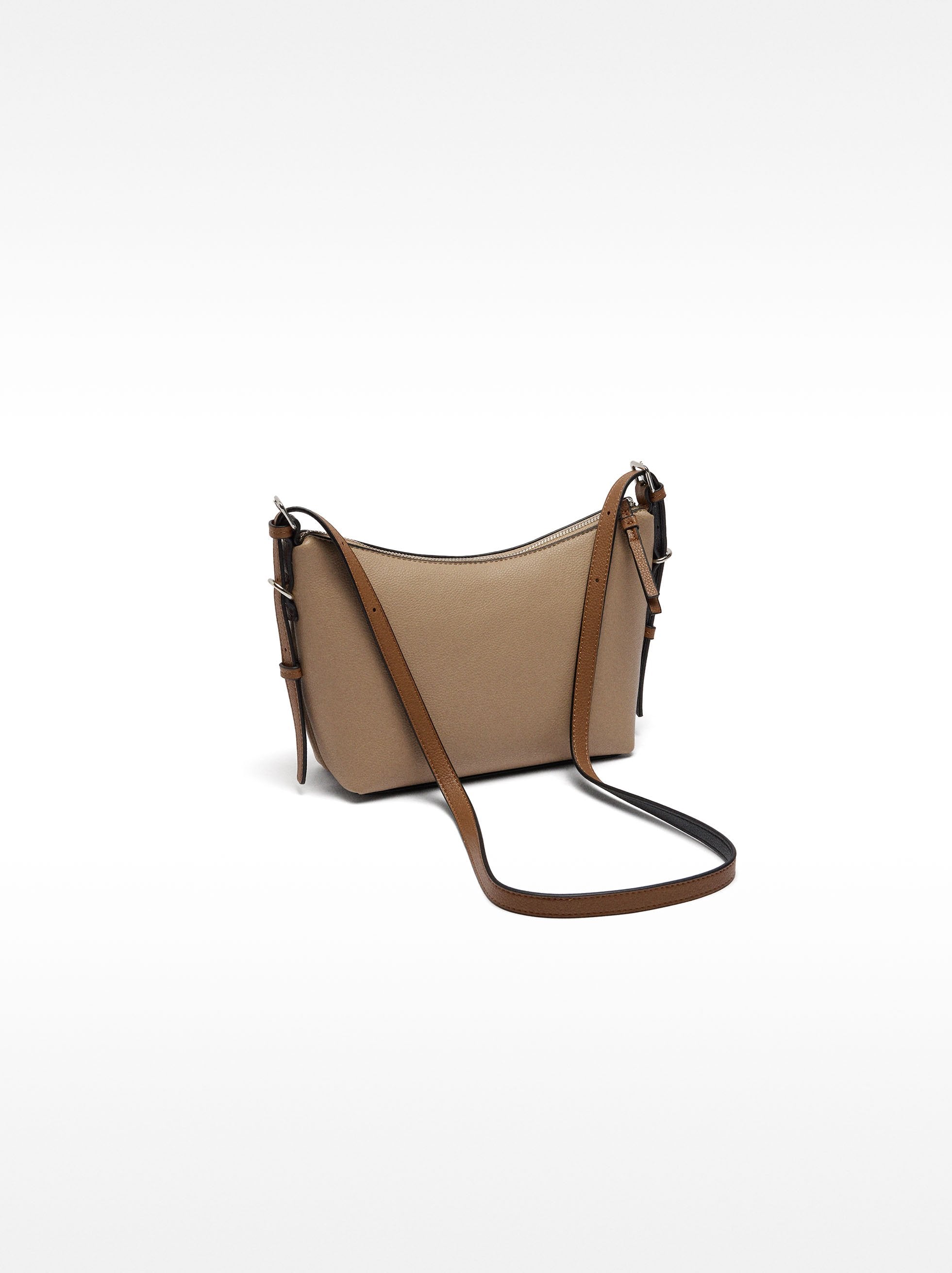 Bolso Bandolera Con Bolsillo Exterior