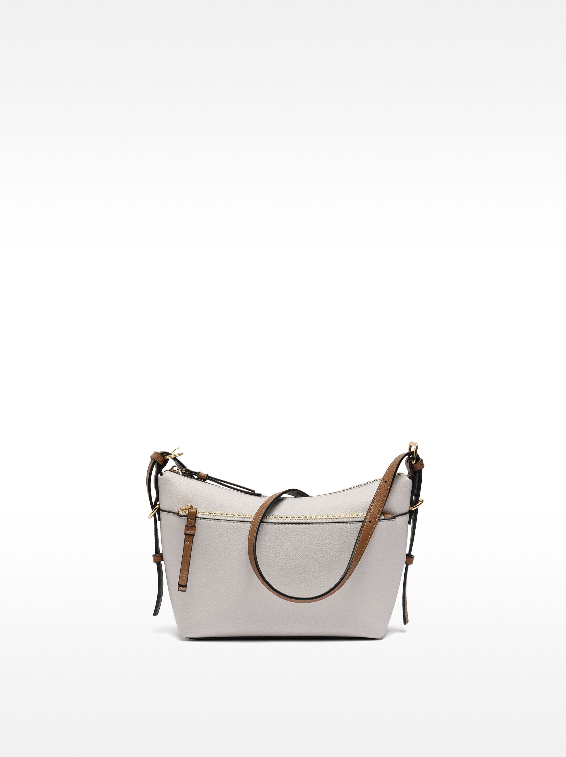 Bolso Bandolera Con Bolsillo Exterior