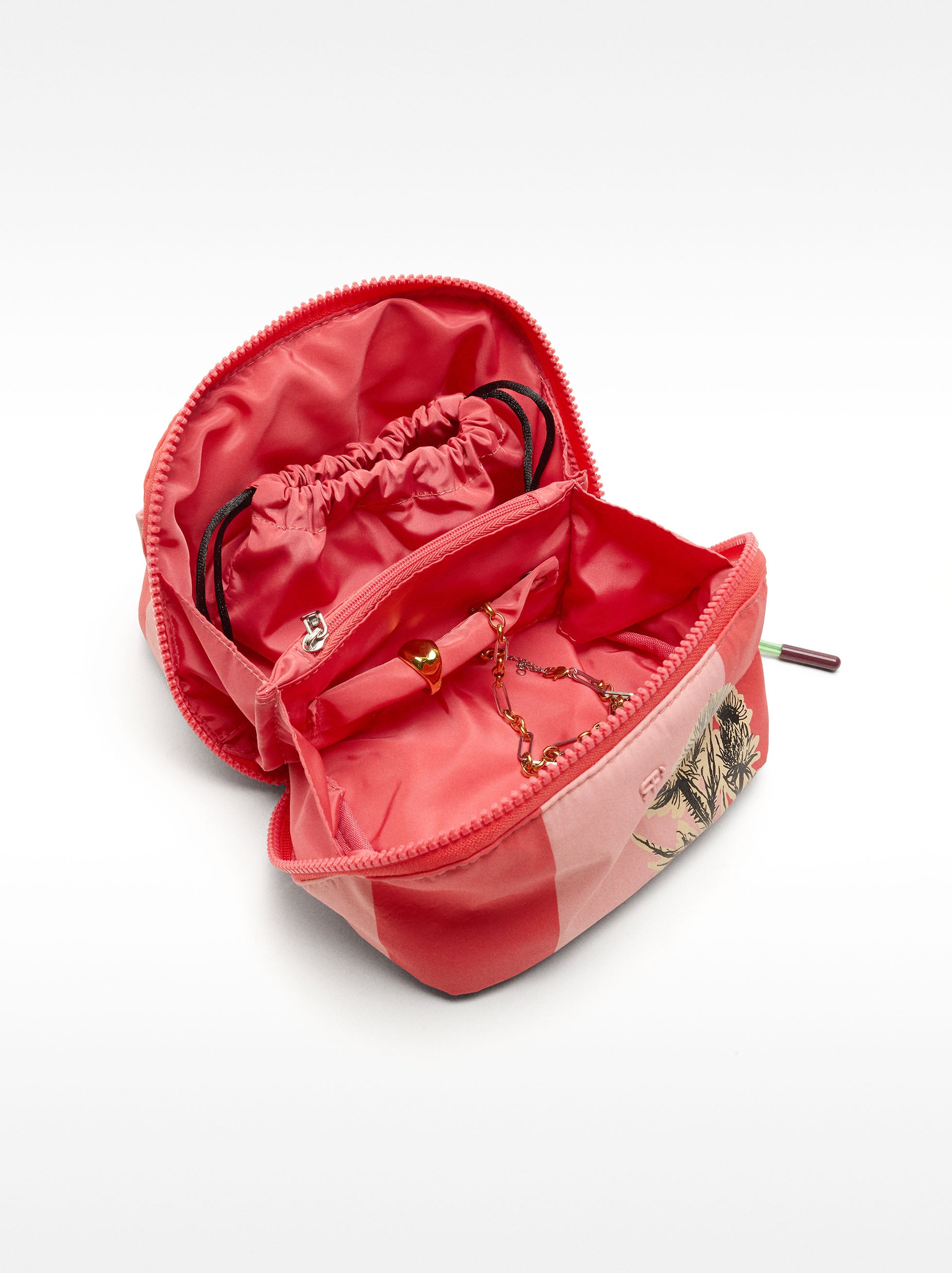 Neceser De Nylon Estampado