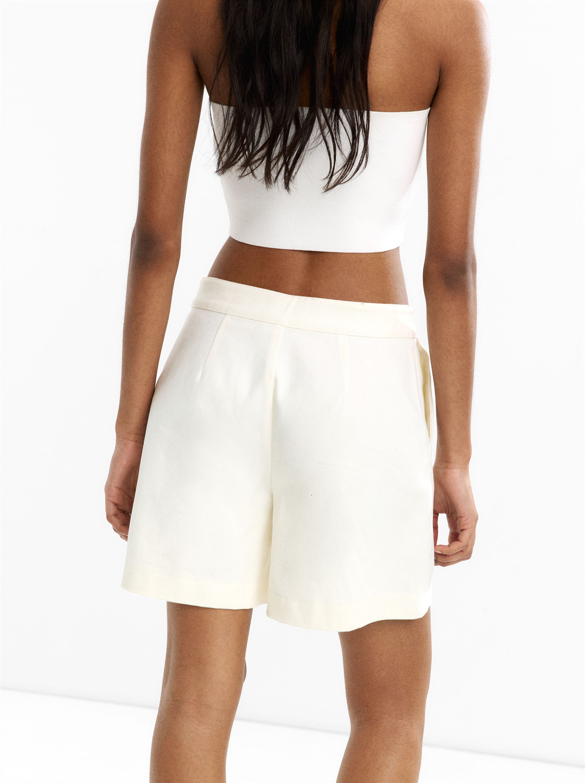 Pantalón Corto Tira Cruzada 100% Algodón