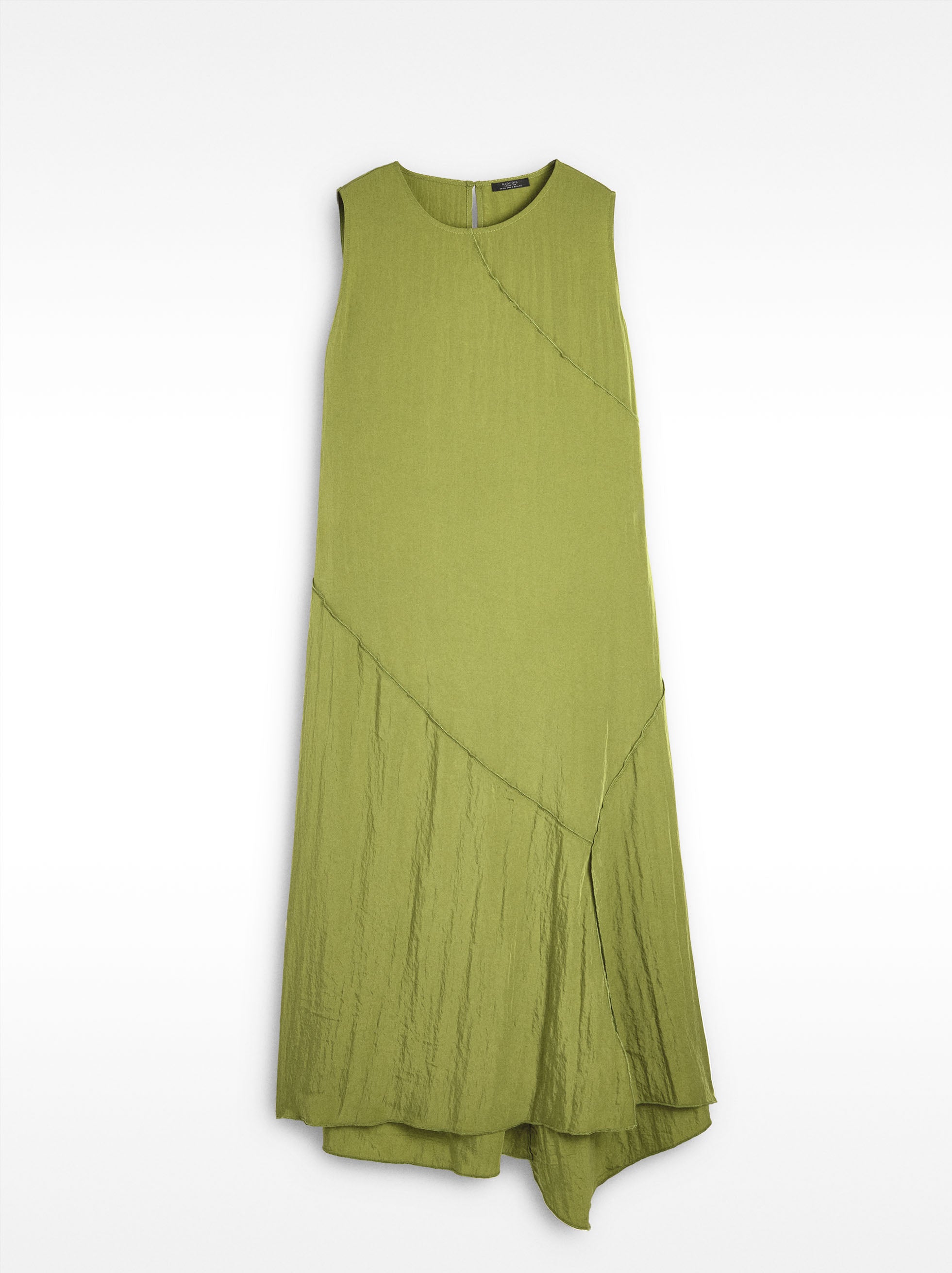 Vestido Midi Efecto Arrugado