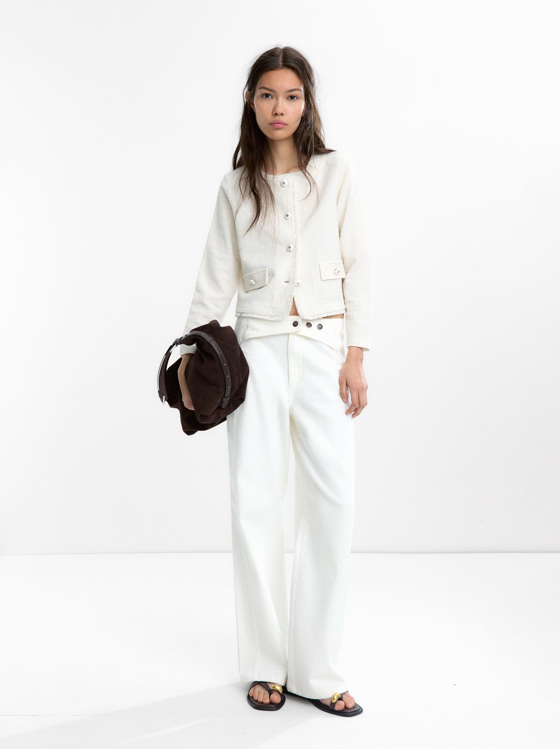 Cárdigan De Punto Textura