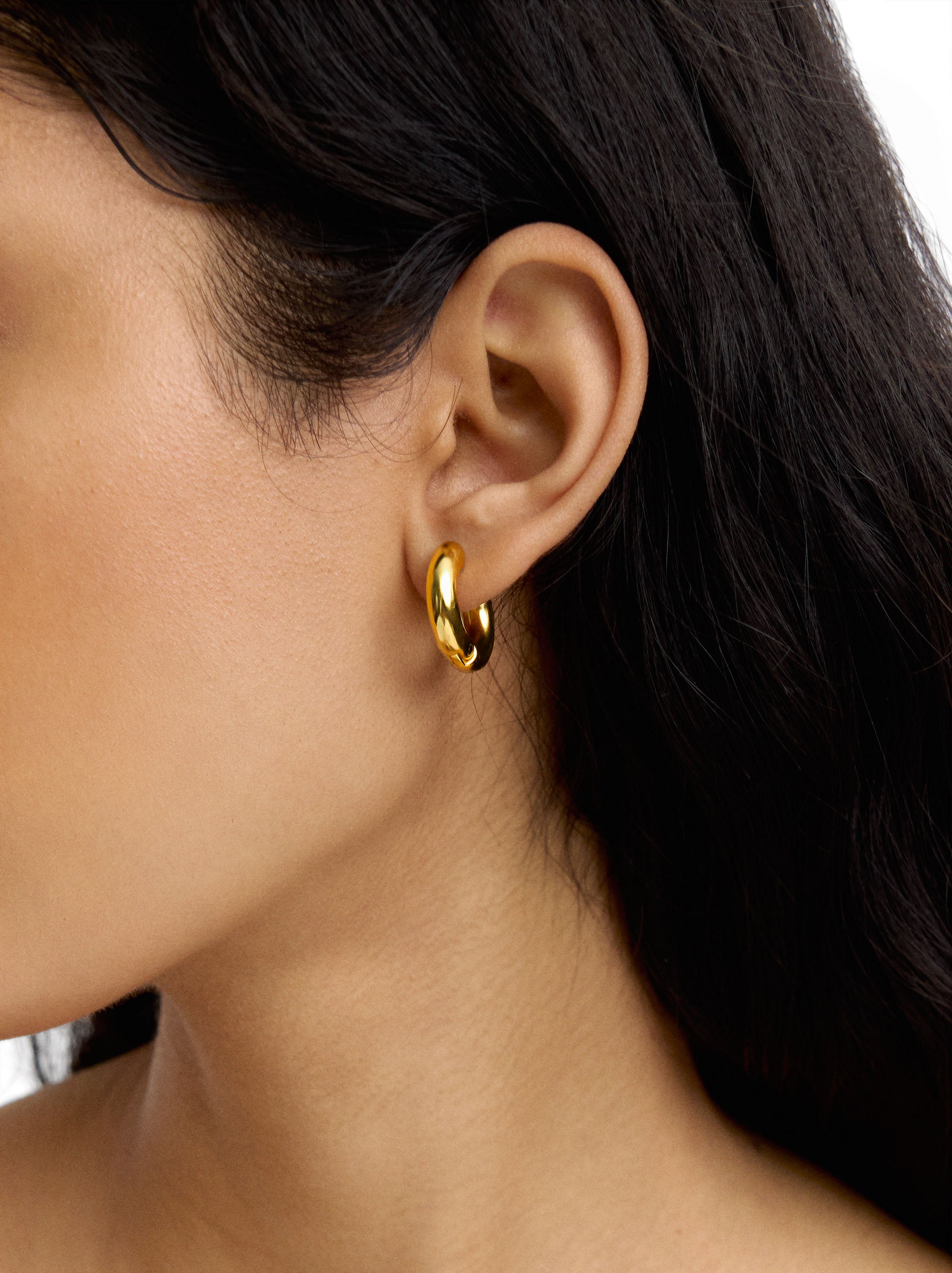 Aros Maxi Tubulares - 925 Plata De Ley 925