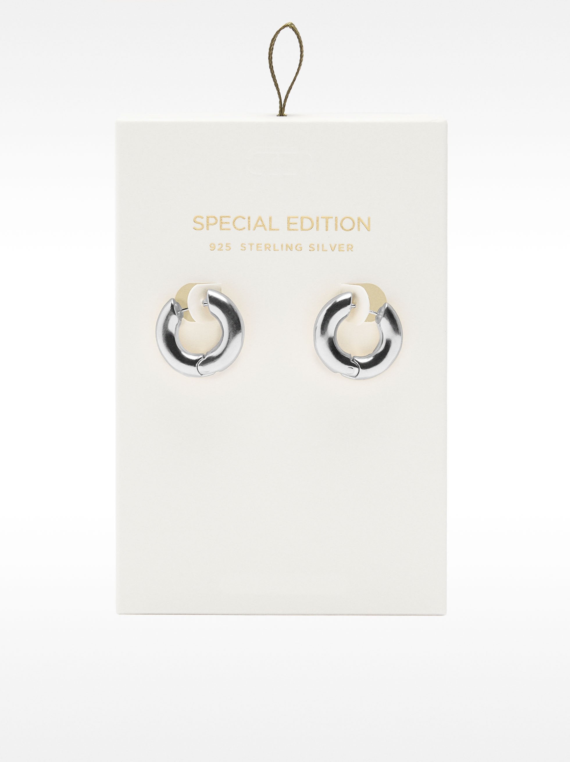 Aros Maxi Tubulares - 925 Plata De Ley 925