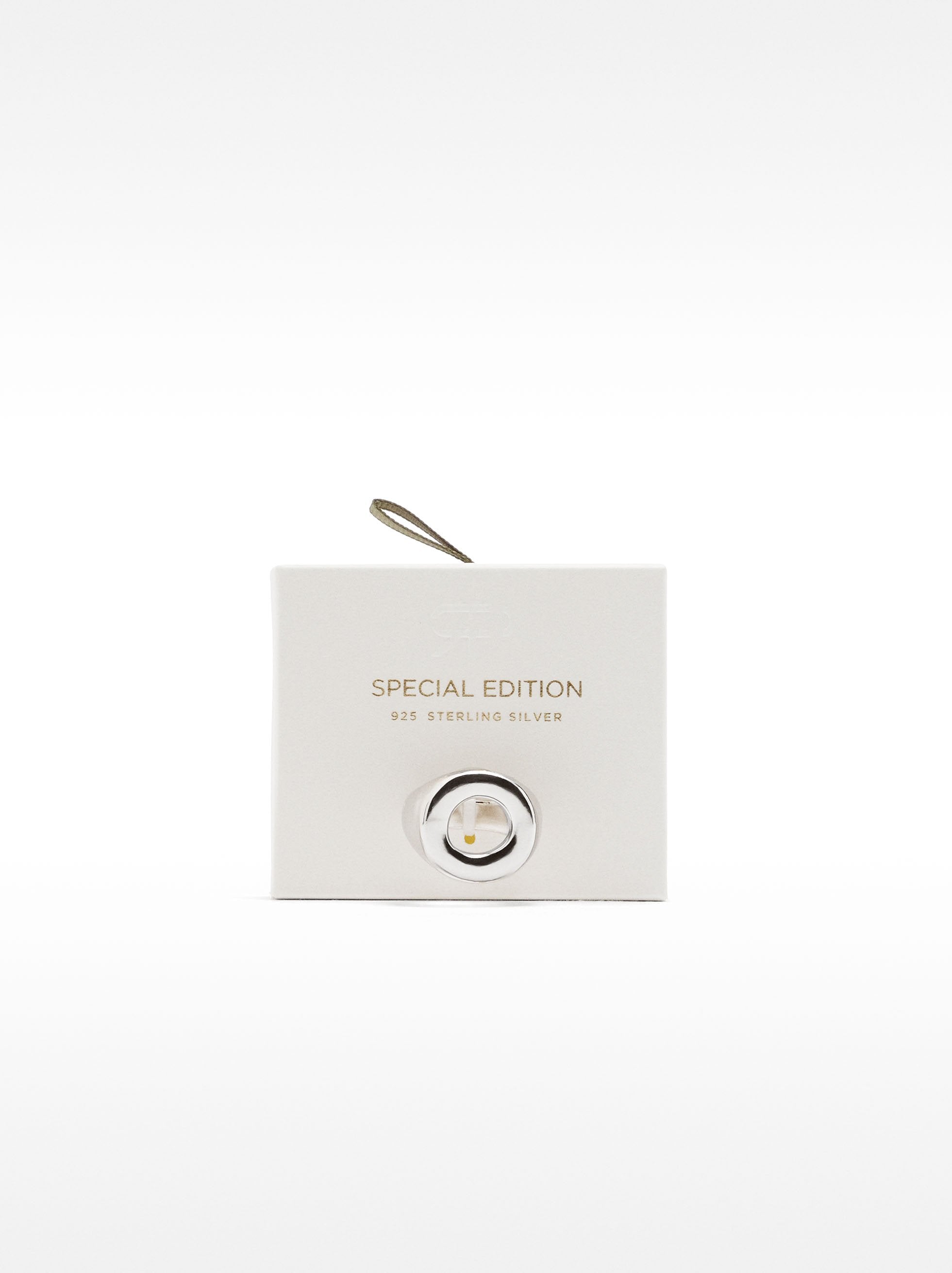 Anillo Redondo De Aro - Plata De Ley 925