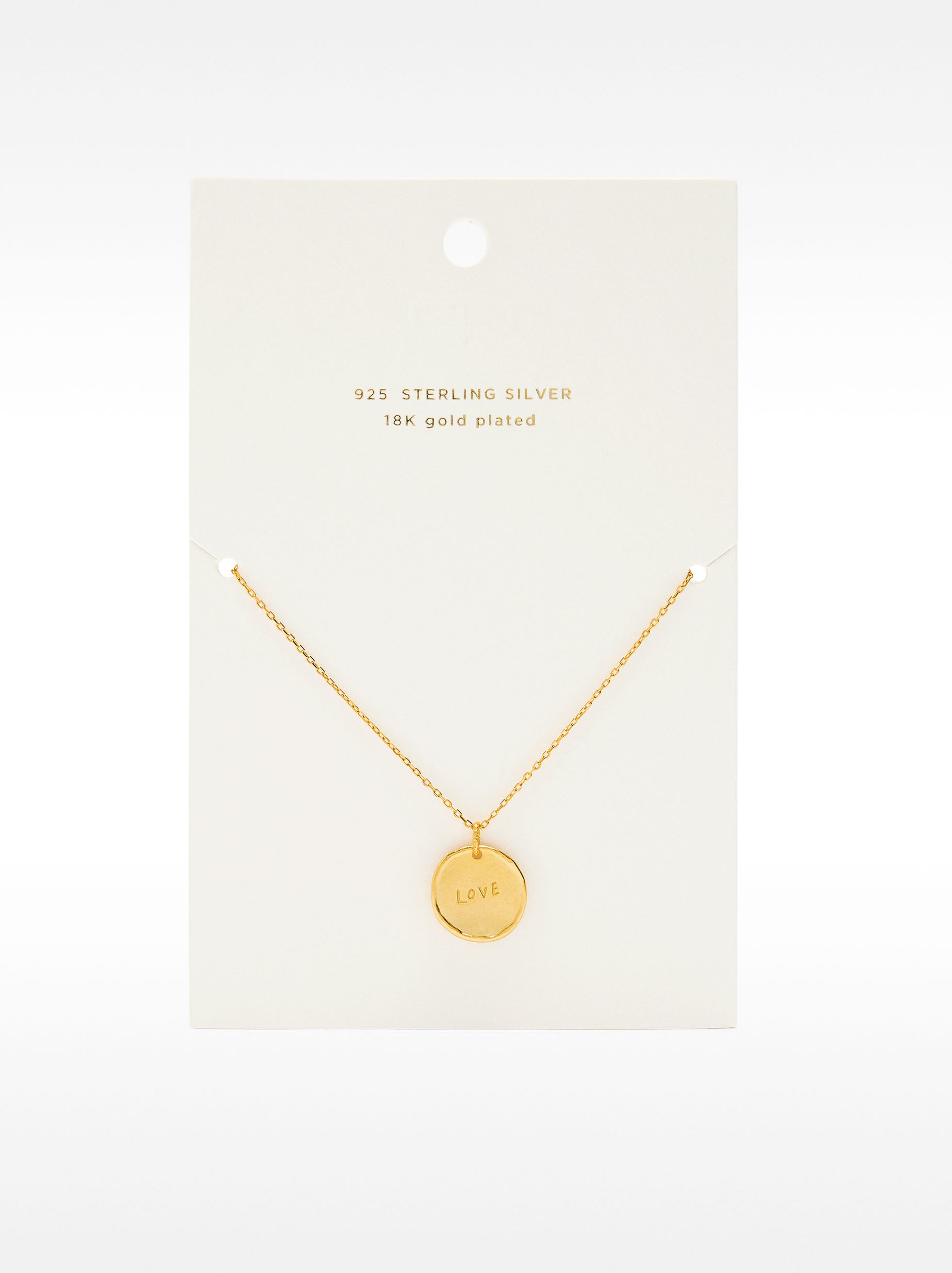 Collar Con Medalla - Plata De Ley 925