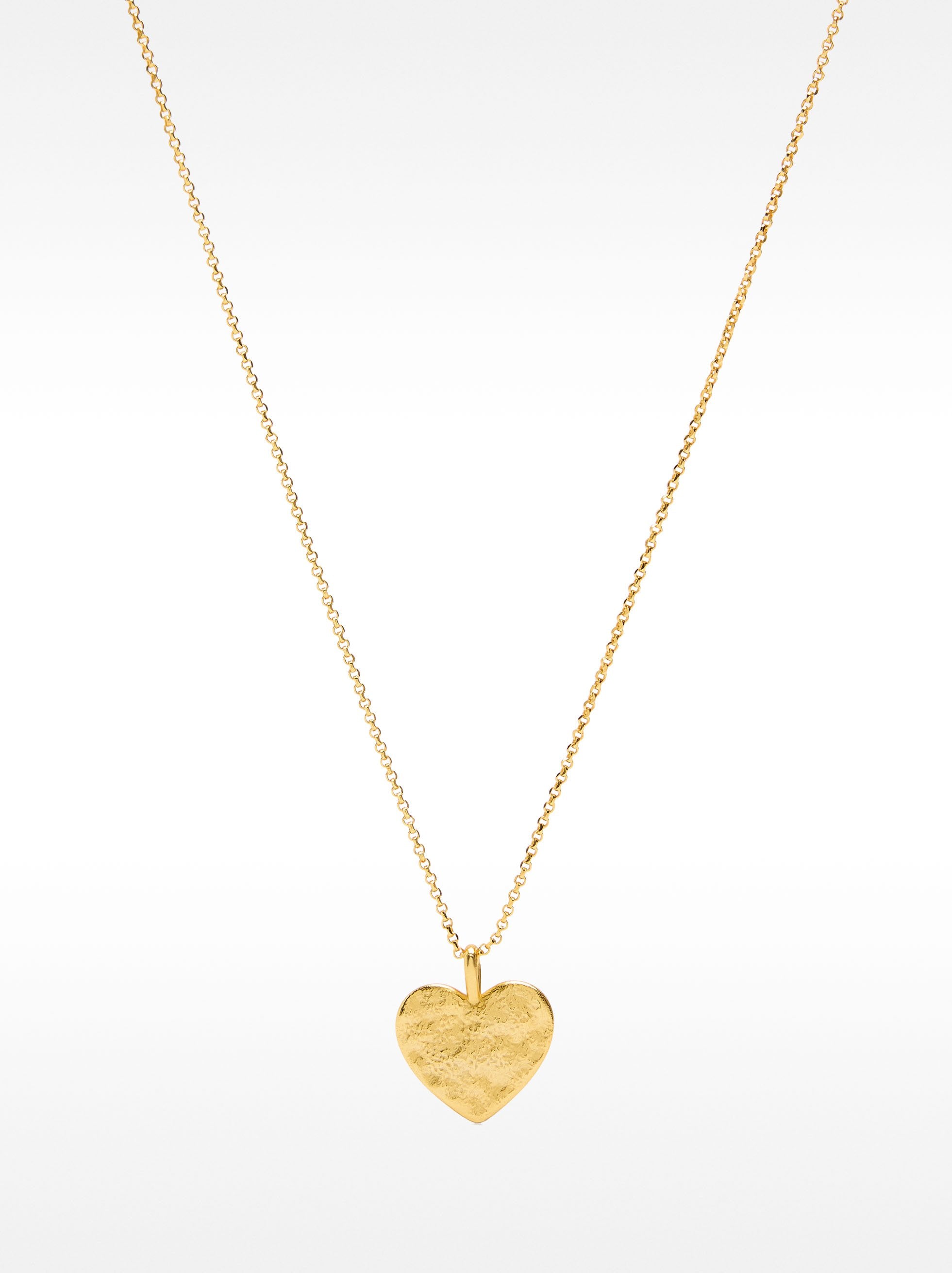 Collar Con Corazón - Plata De Ley 925