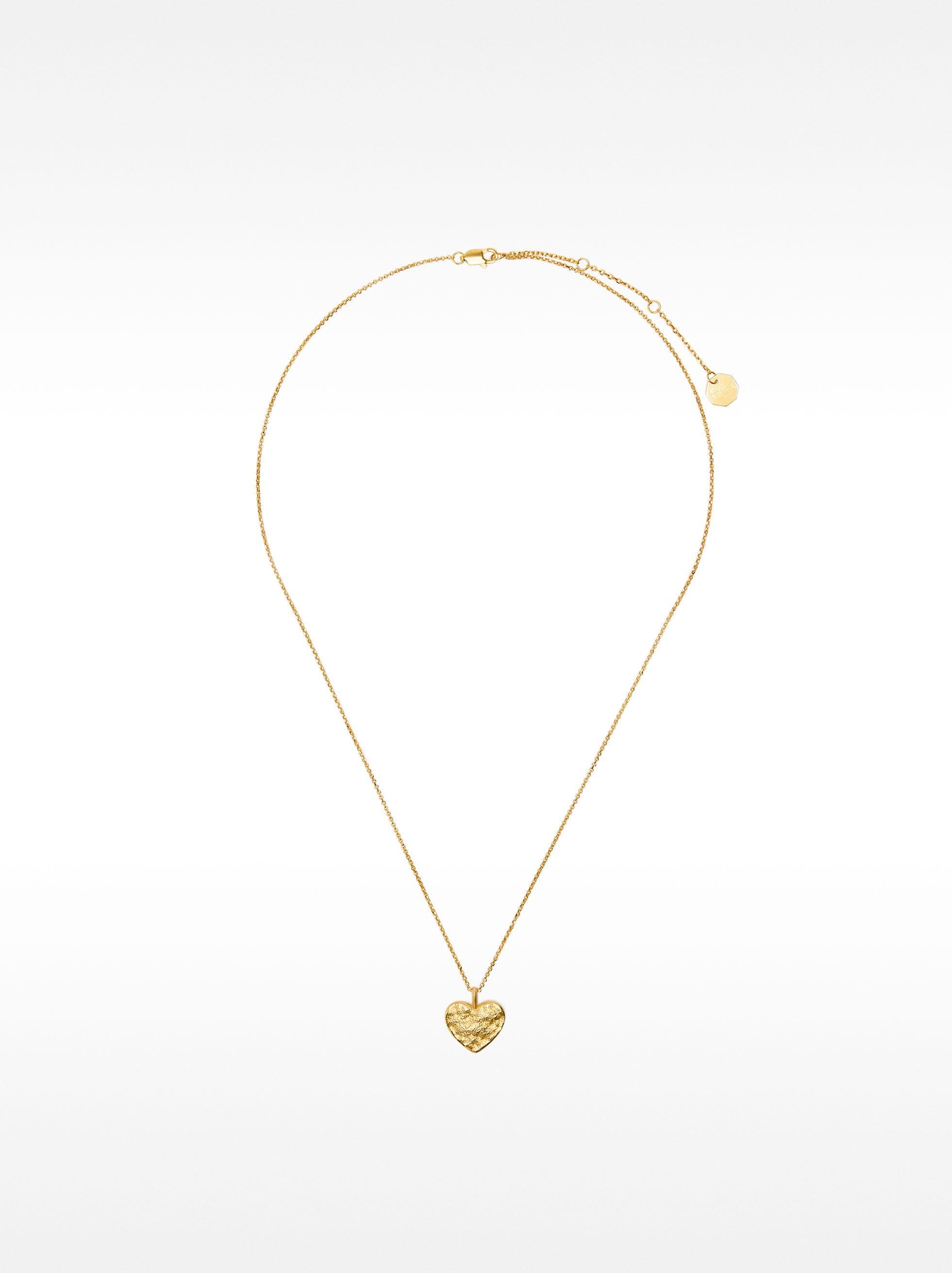 Collar Con Corazón - Plata De Ley 925