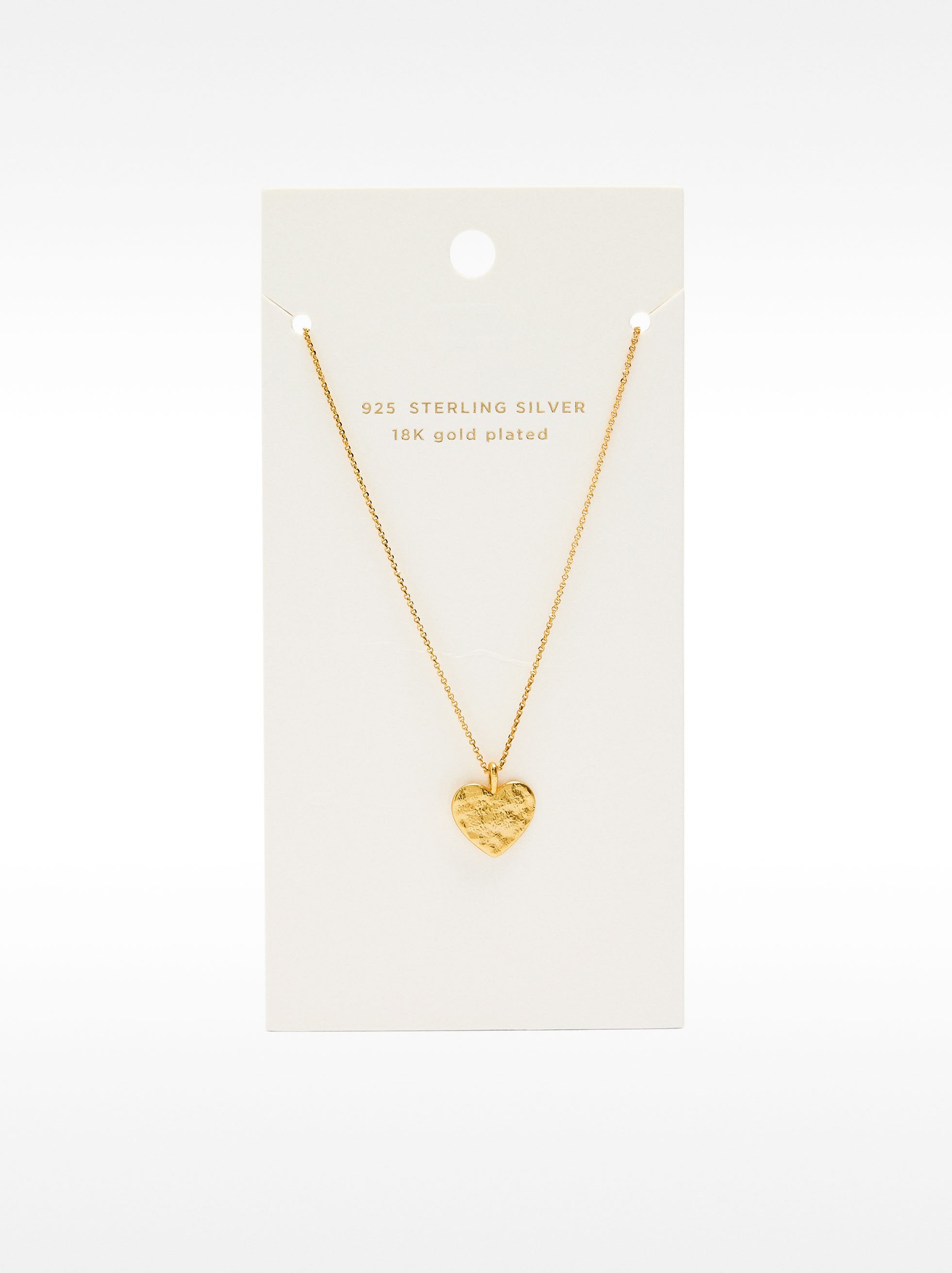 Collar Con Corazón - Plata De Ley 925