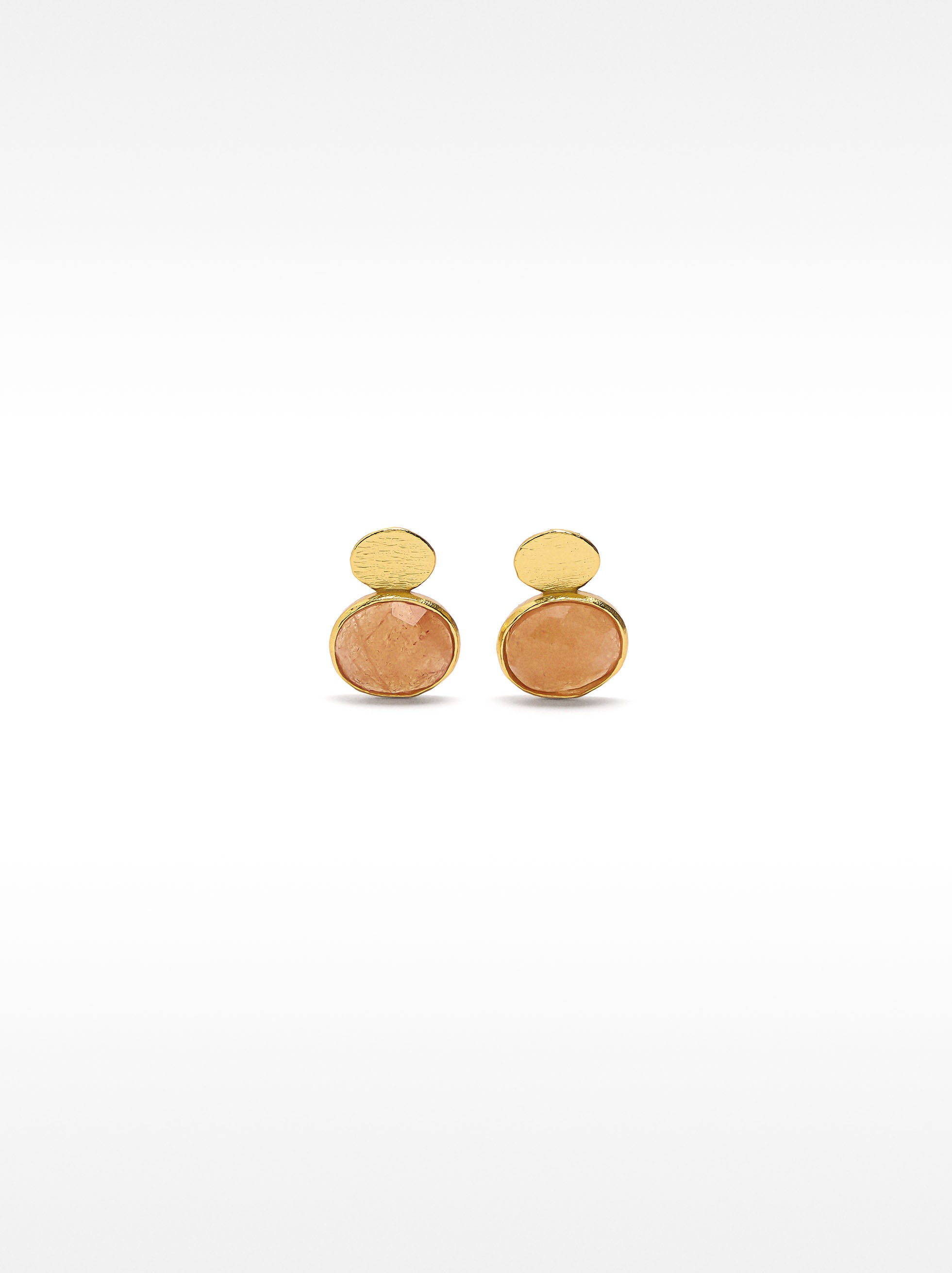 Pendientes Con Piedra - Plata De Ley 925