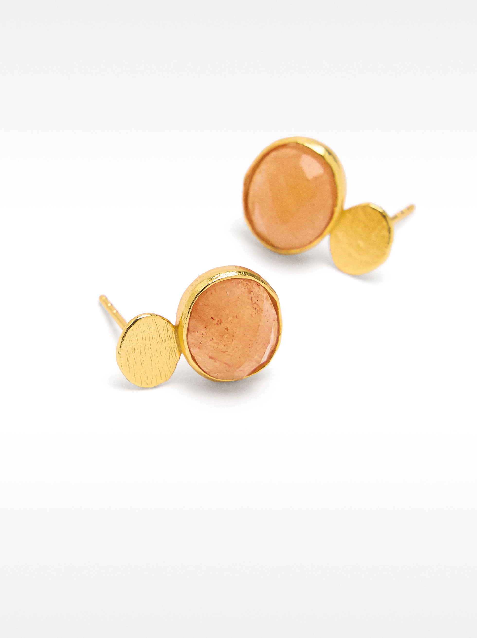 Pendientes Con Piedra - Plata De Ley 925