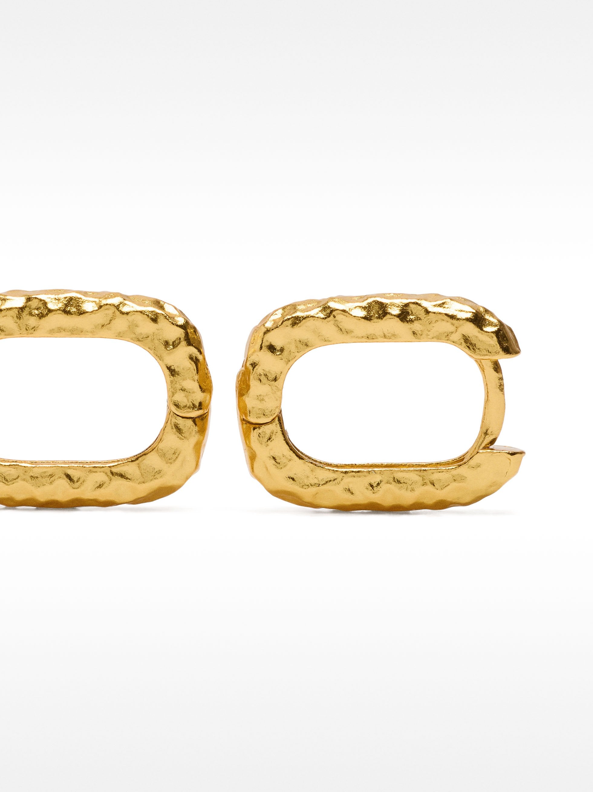 Aros Con Textura - Plata De Ley 925