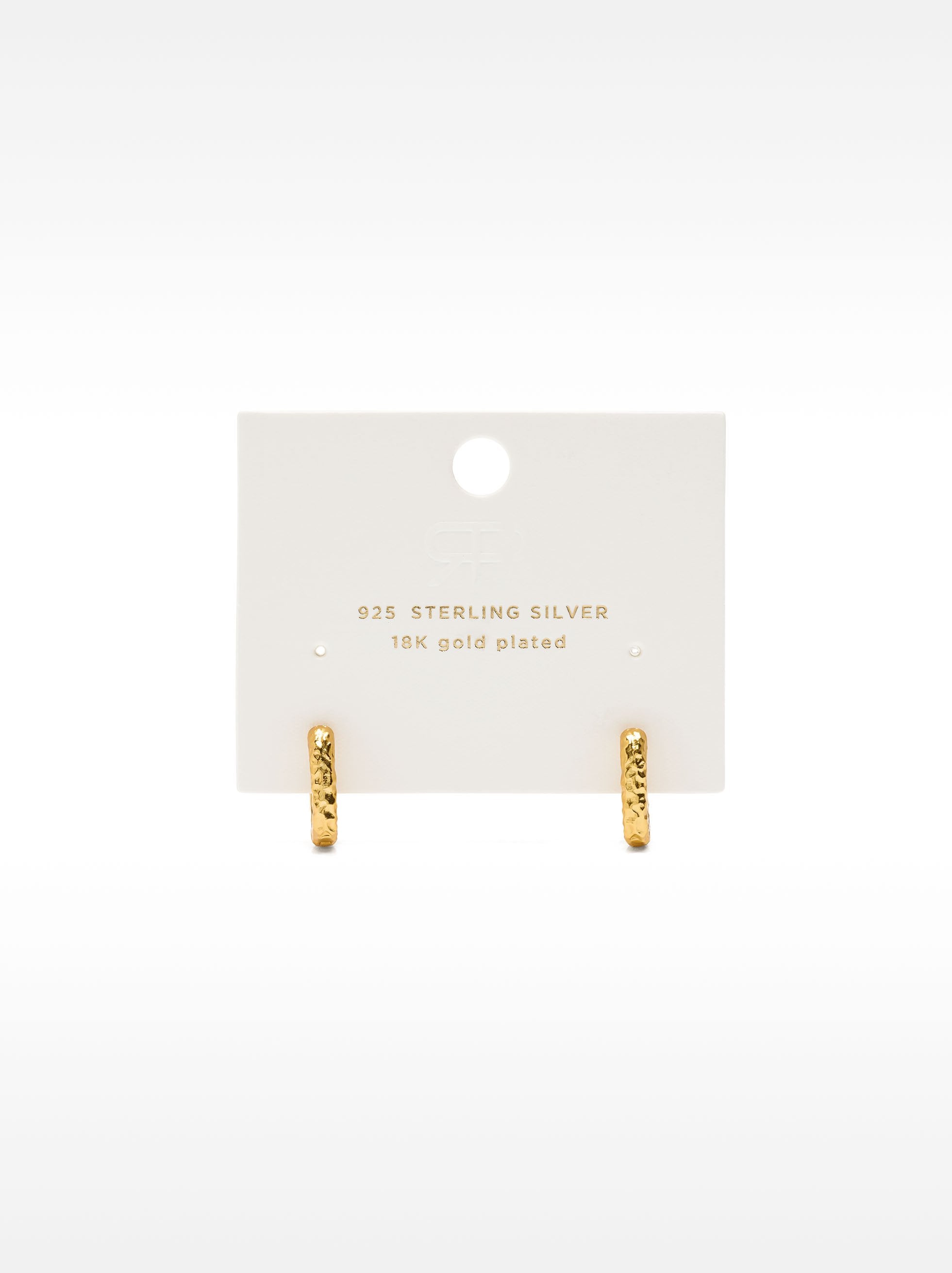 Aros Con Textura - Plata De Ley 925