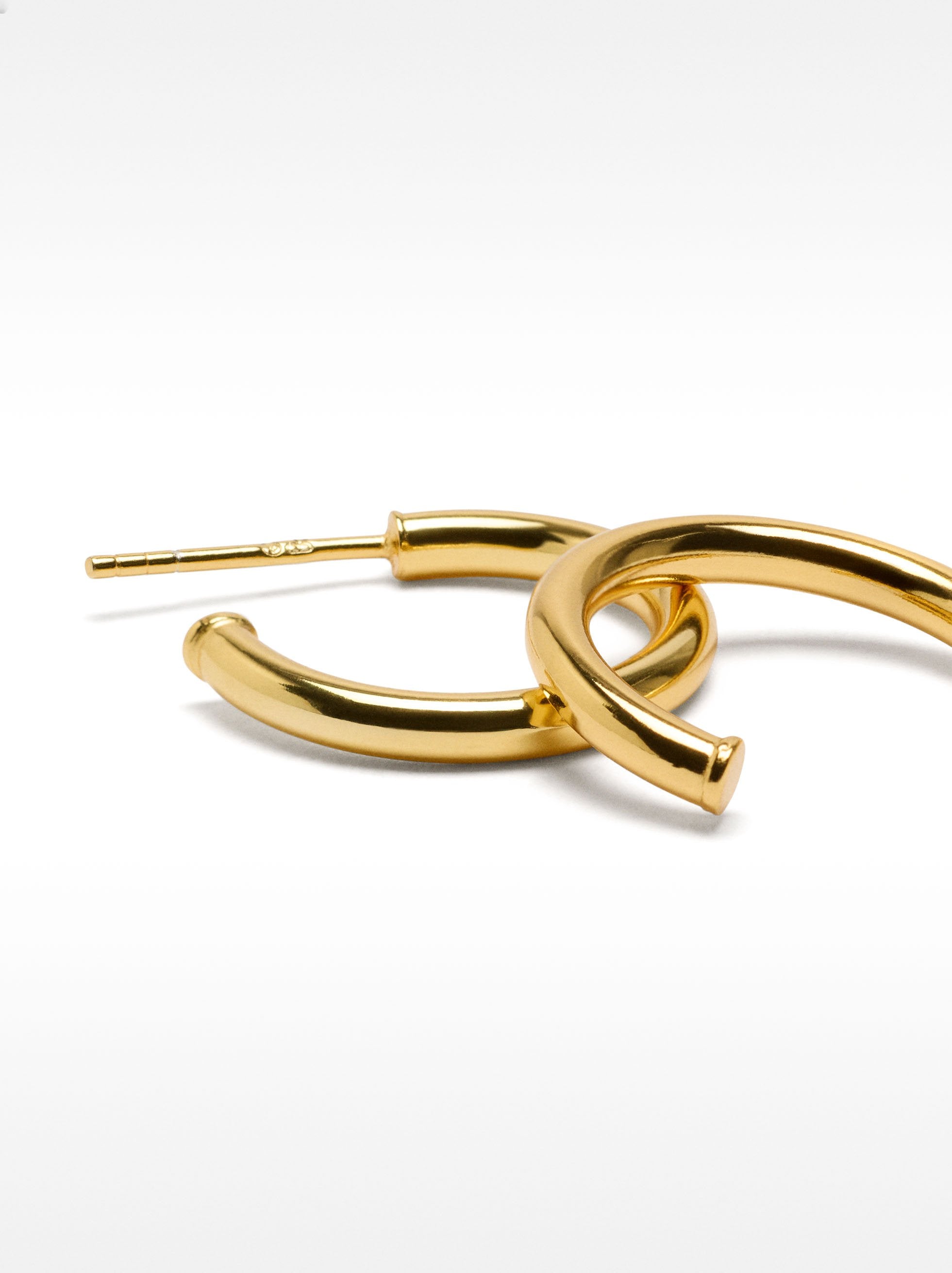 Aros Lisos - Plata De Ley 925