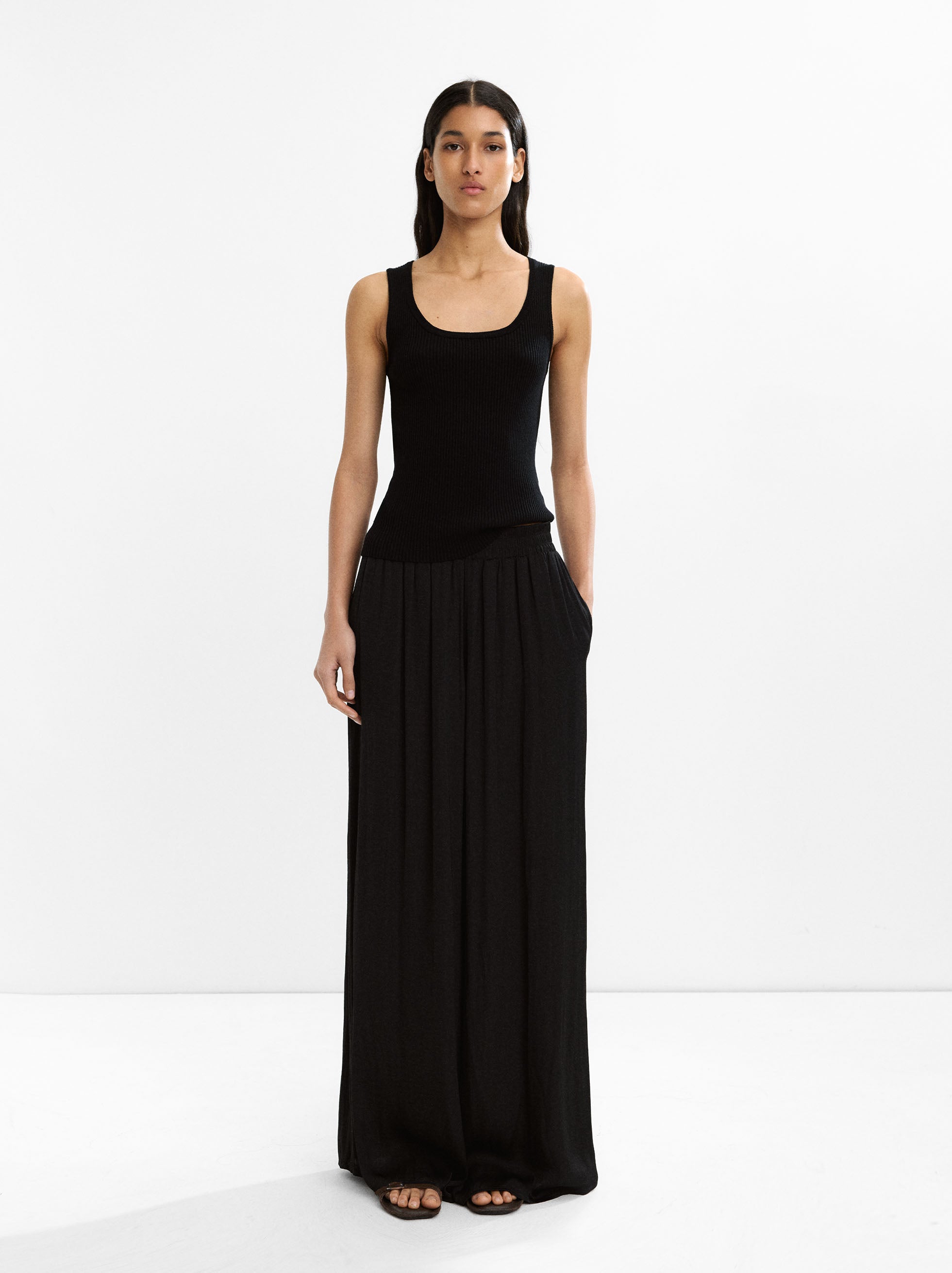 Top De Punto Canalado