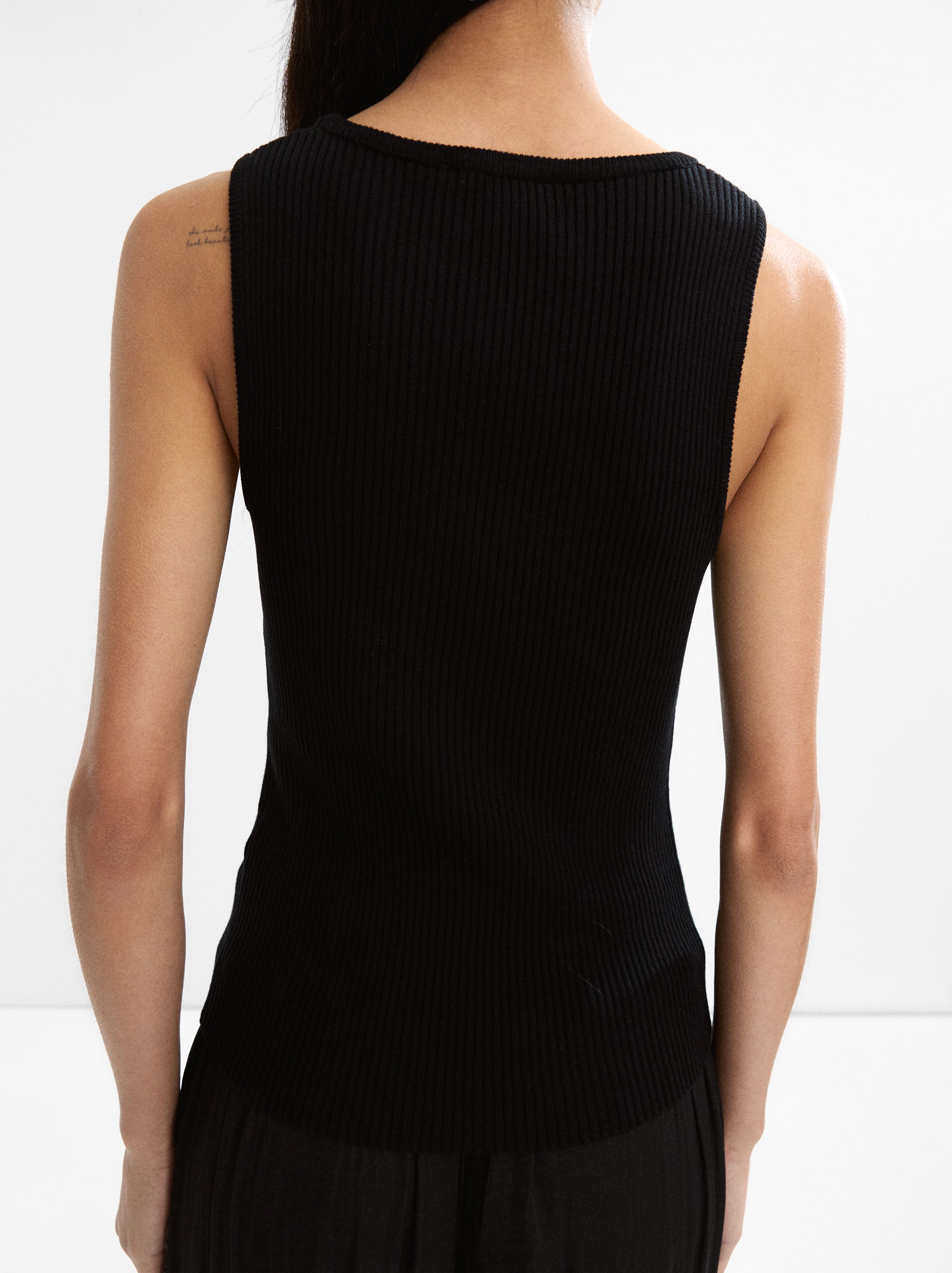 Top De Punto Canalado