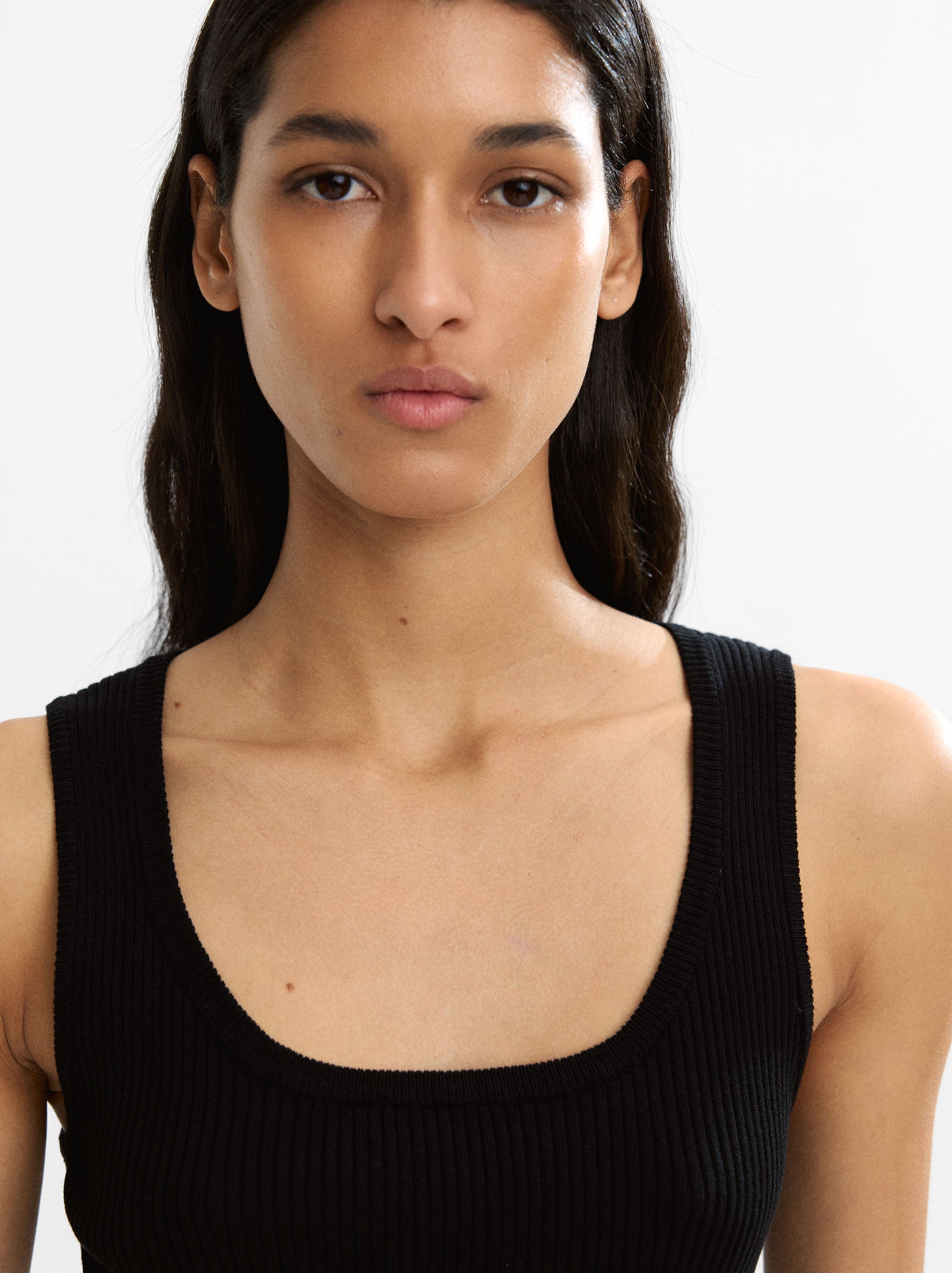 Top De Punto Canalado