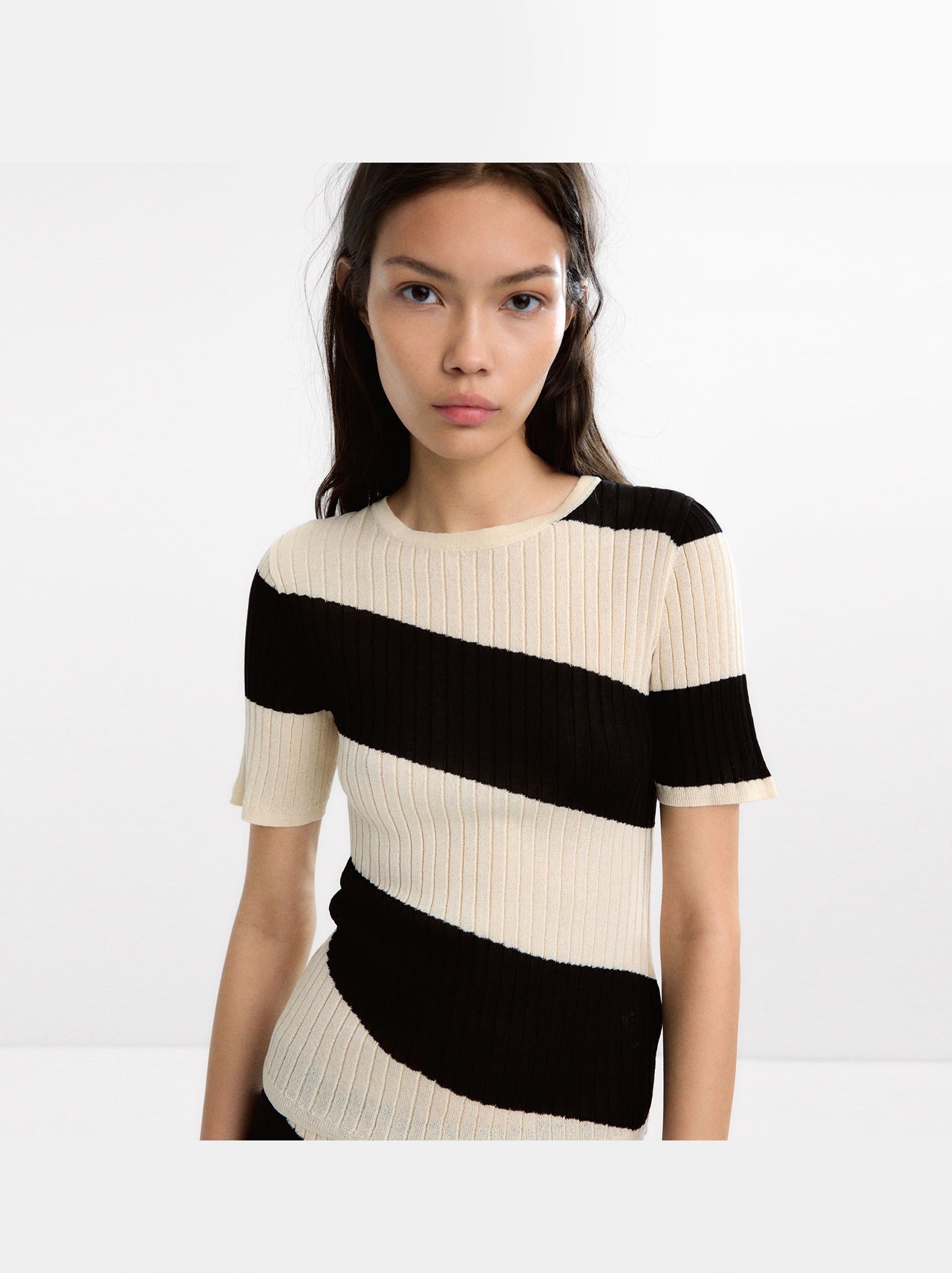 Jersey De Punto A Rayas