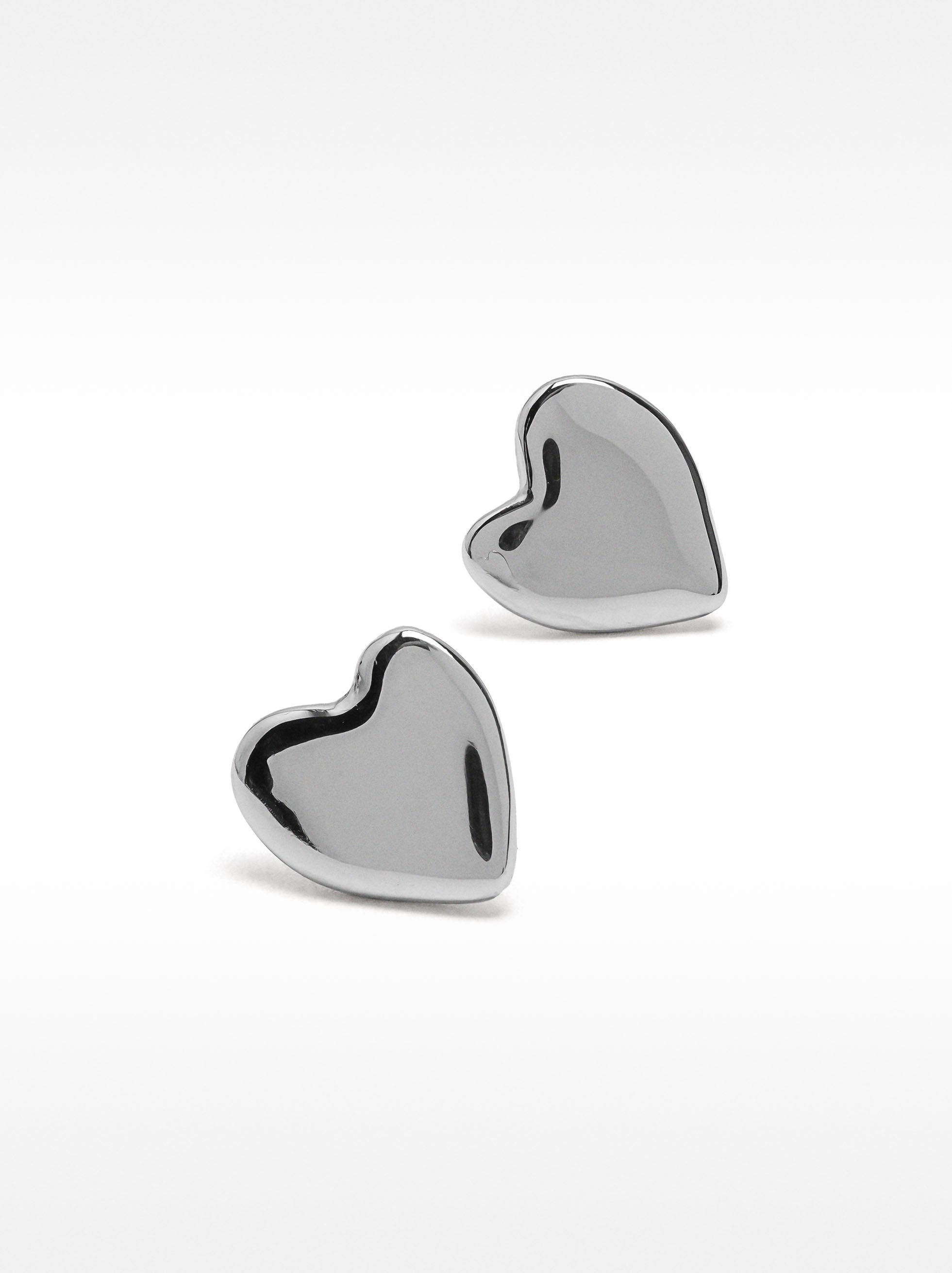 Pendientes Corazón - Plata De Ley 925