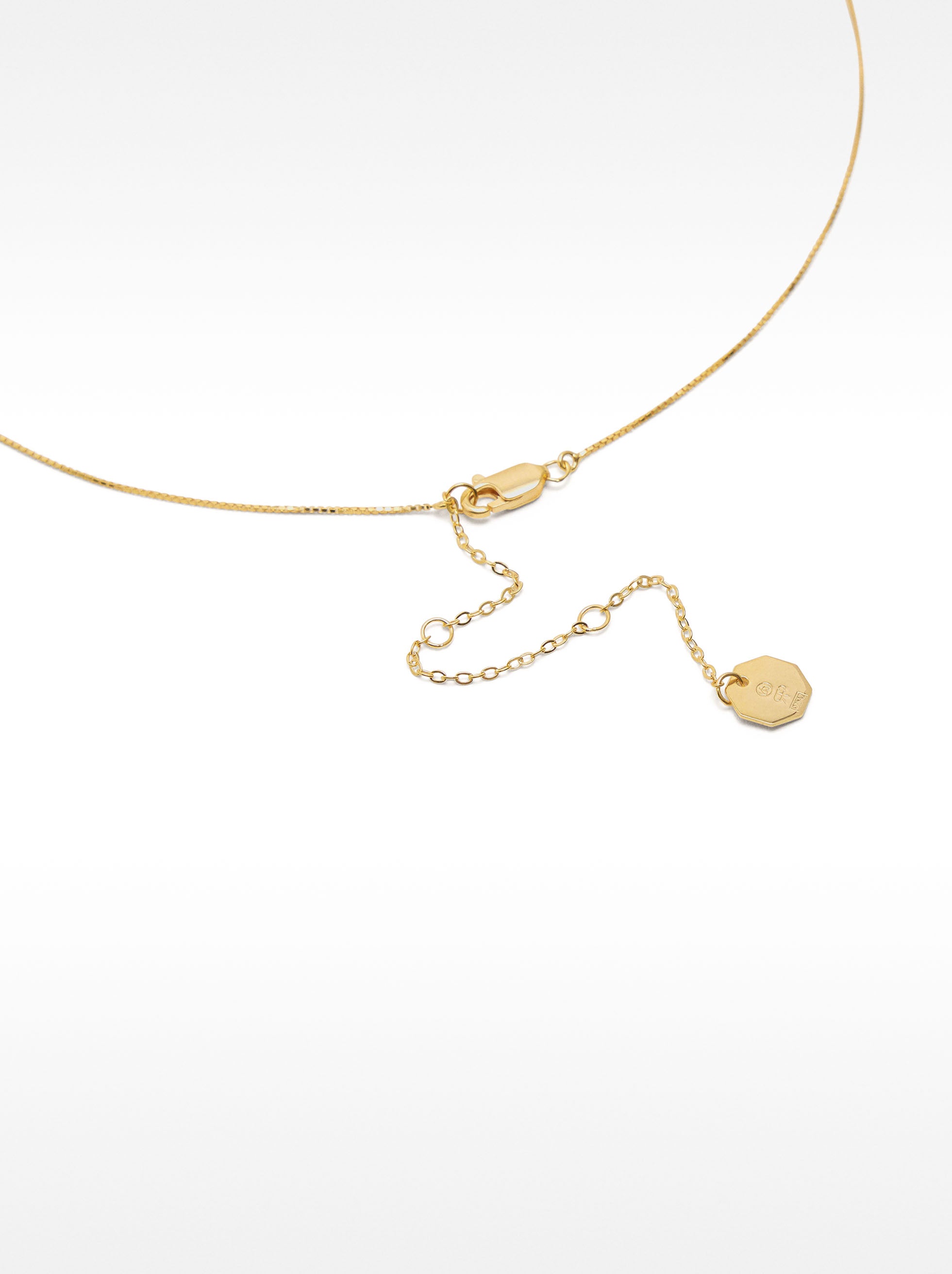 Collar Con Lunas Y Cristales - Plata De Ley 925