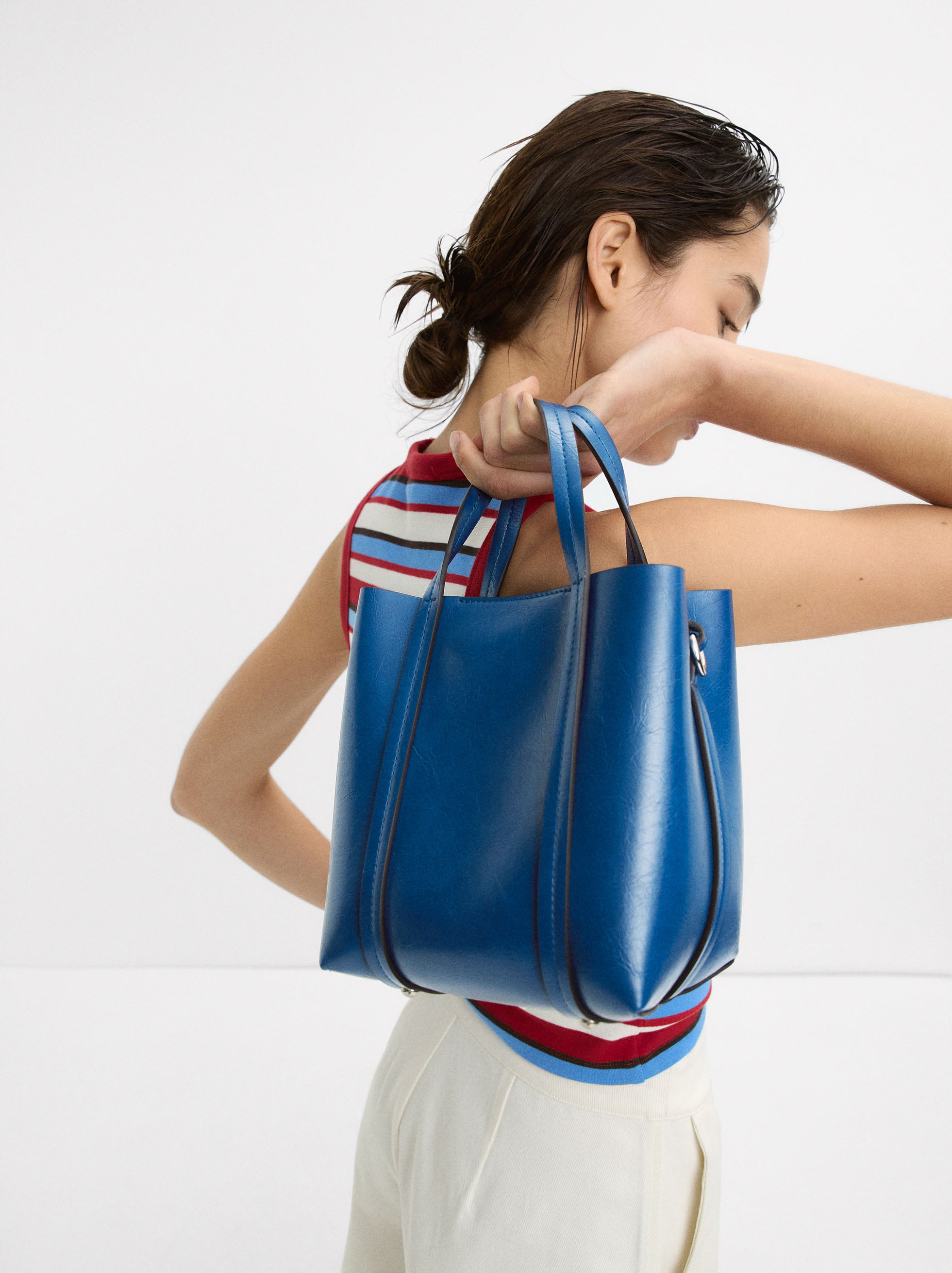 Bolso Tote Craquelado