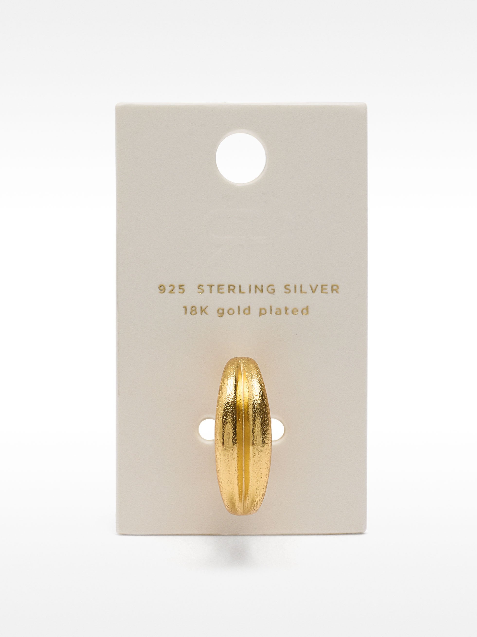 Anillo De Efecto Doble - Plata De Ley 925