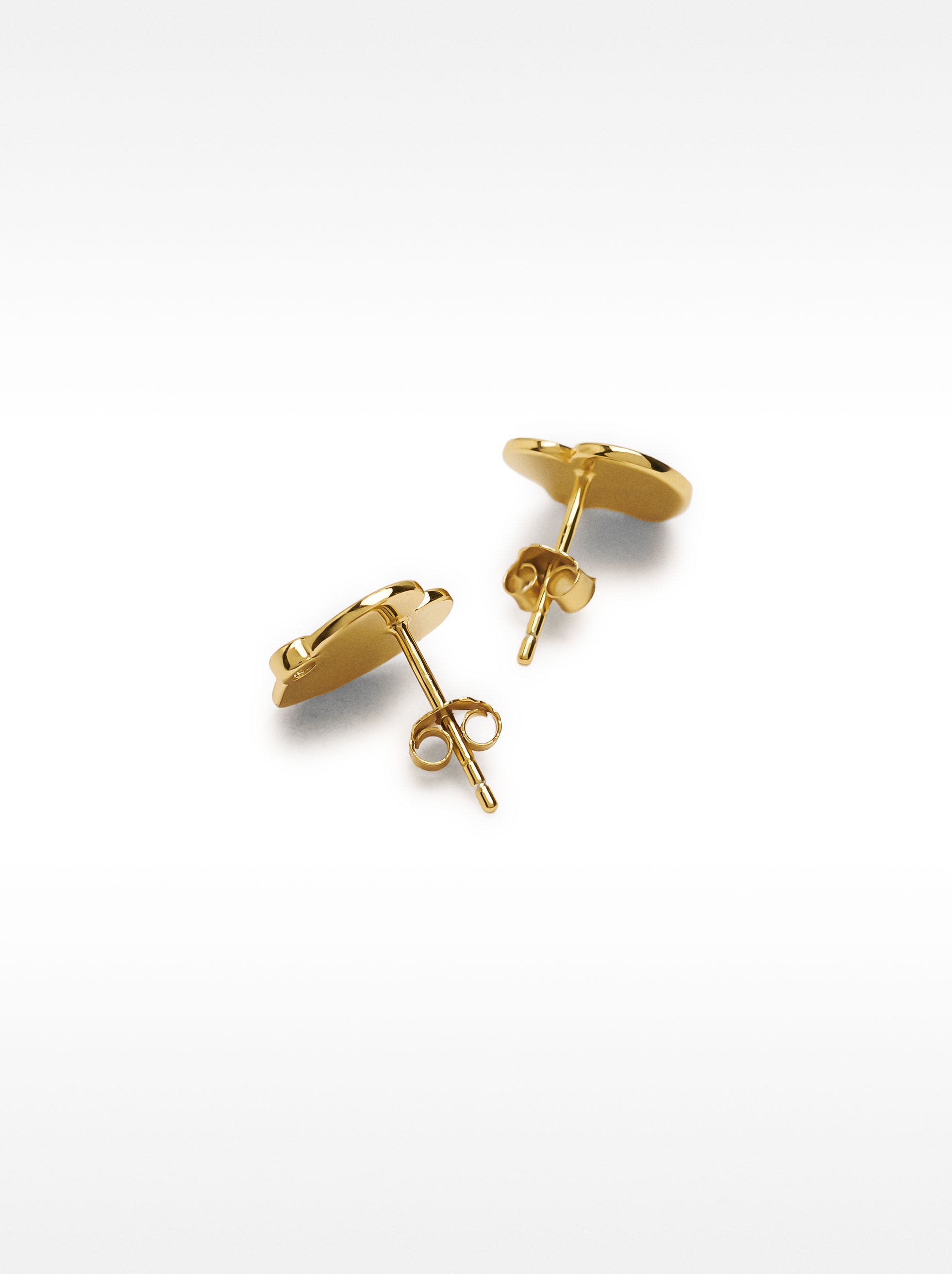 Pendientes De Corazón Con Circonita - Plata De Ley 925