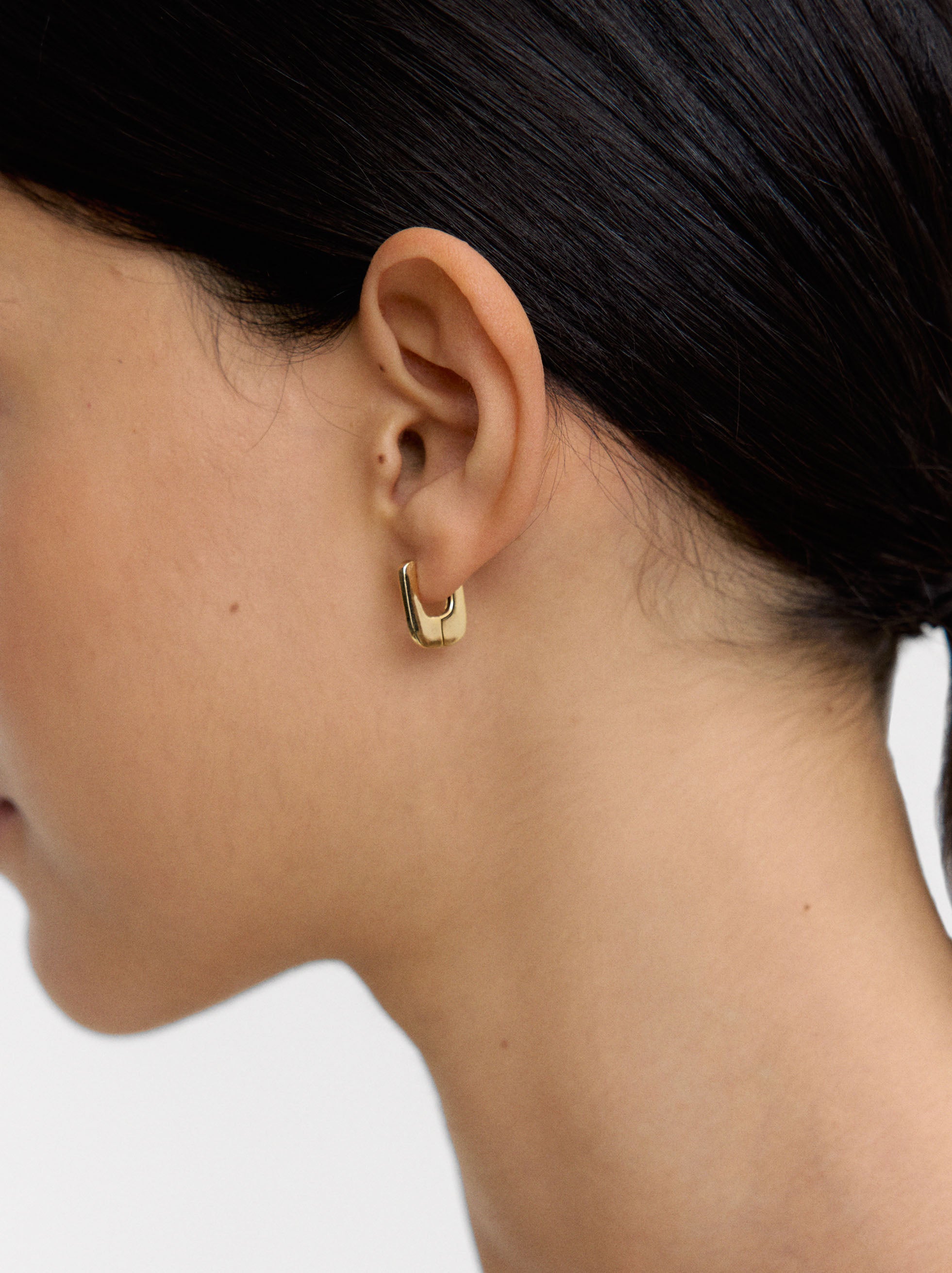 Aros Cortos - Plata De Ley 925