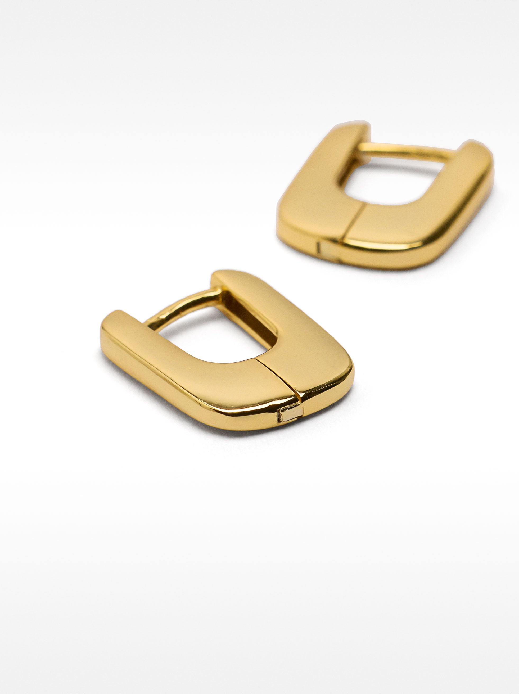 Aros Cortos - Plata De Ley 925