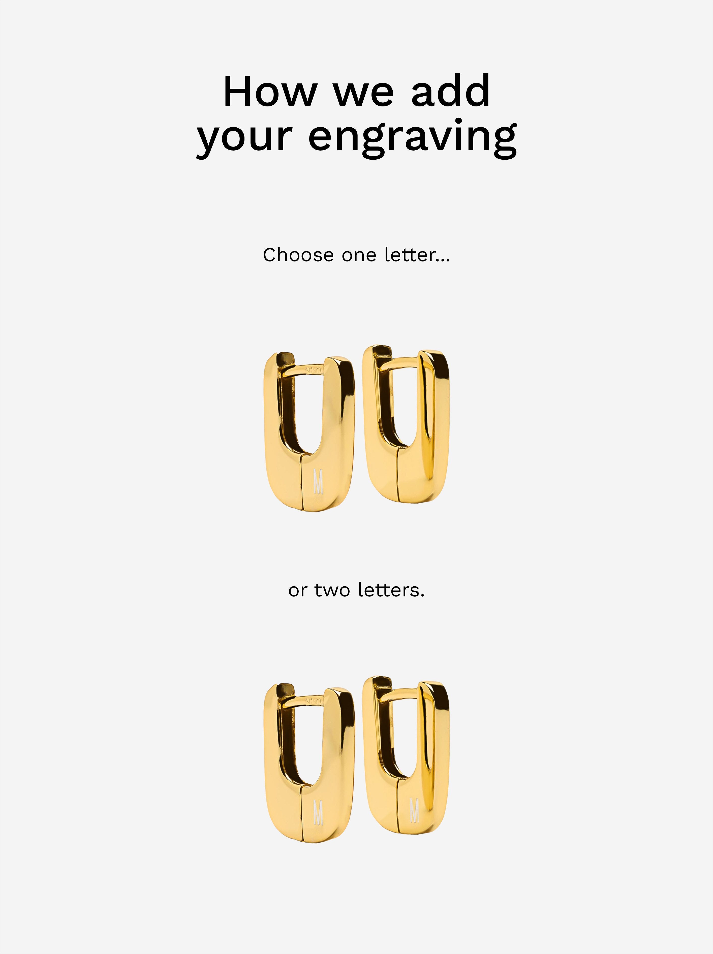 Aros Cortos - Plata De Ley 925