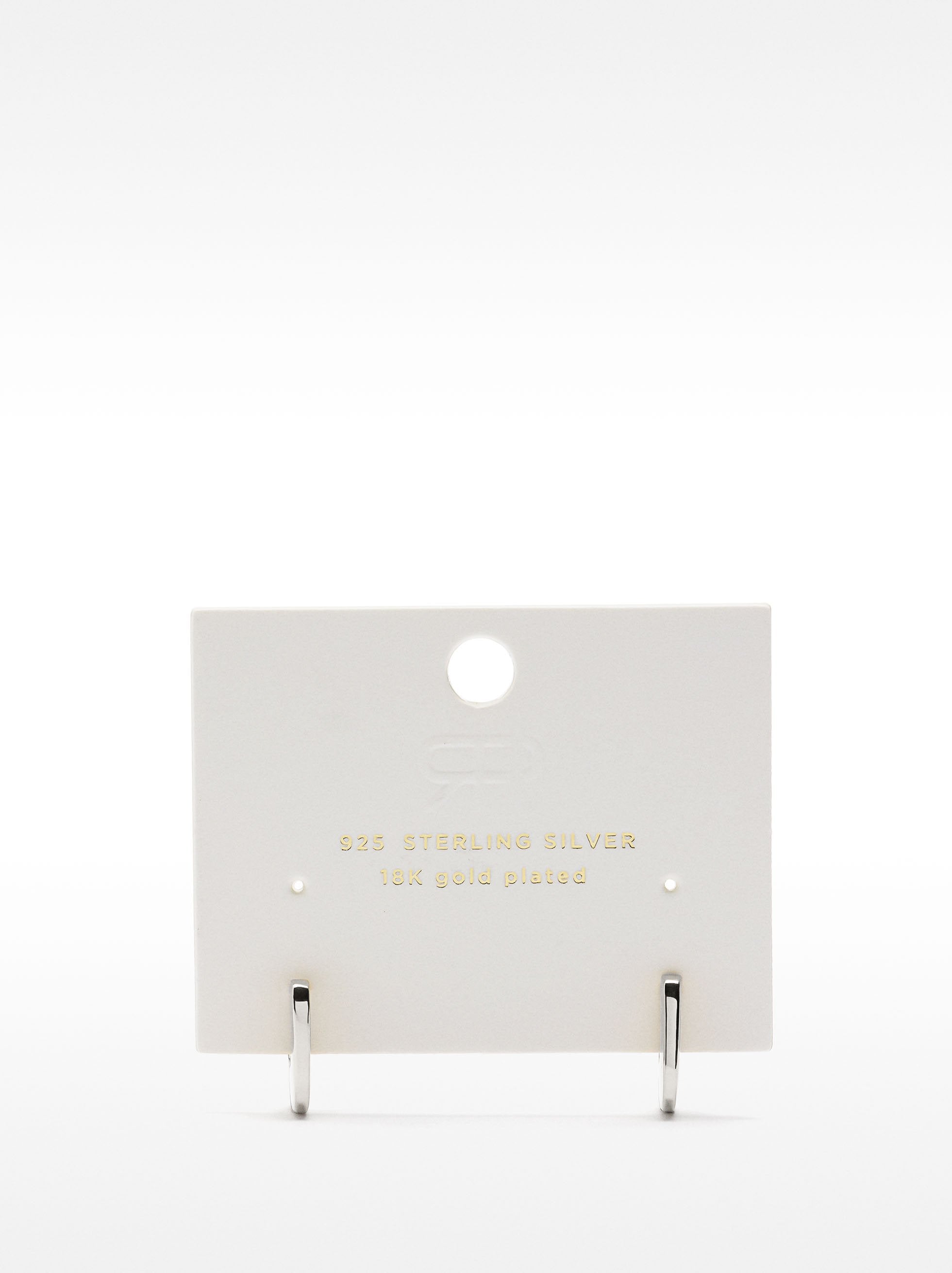 Aros Cortos - Plata De Ley 926