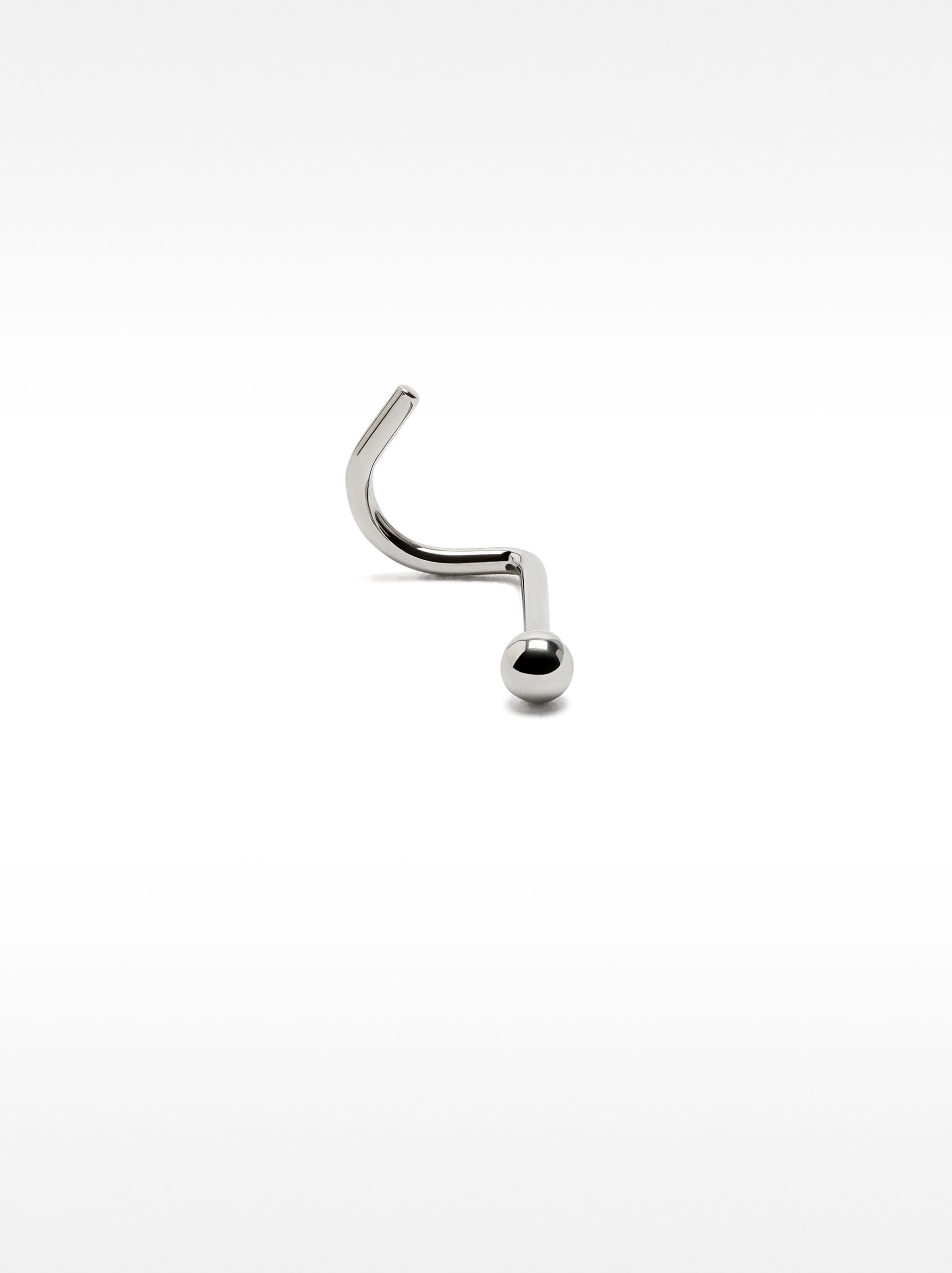Piercing De Nariz Con Esfera – Acero Inoxidable