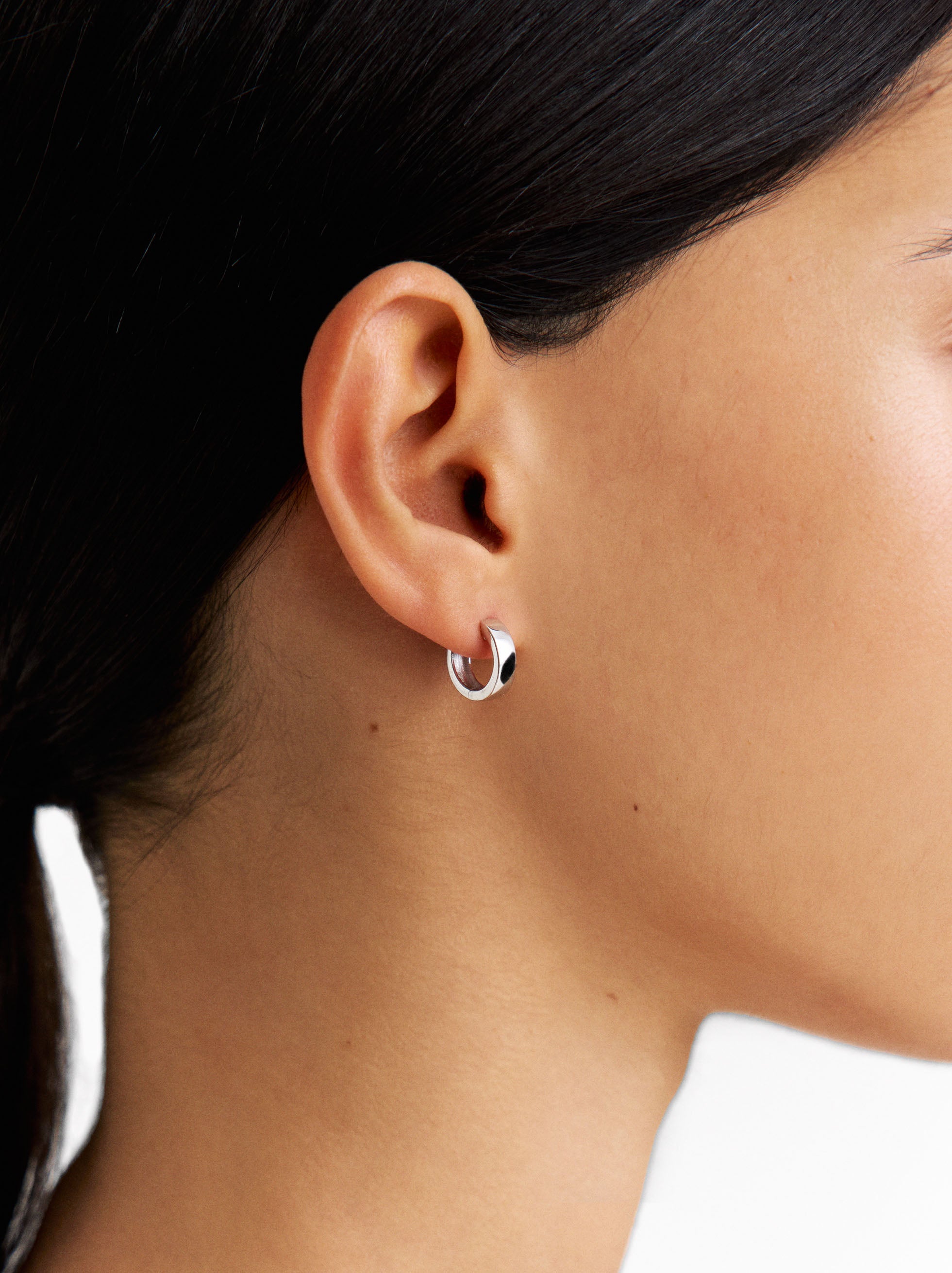 Aro Planos - Plata De Ley 925