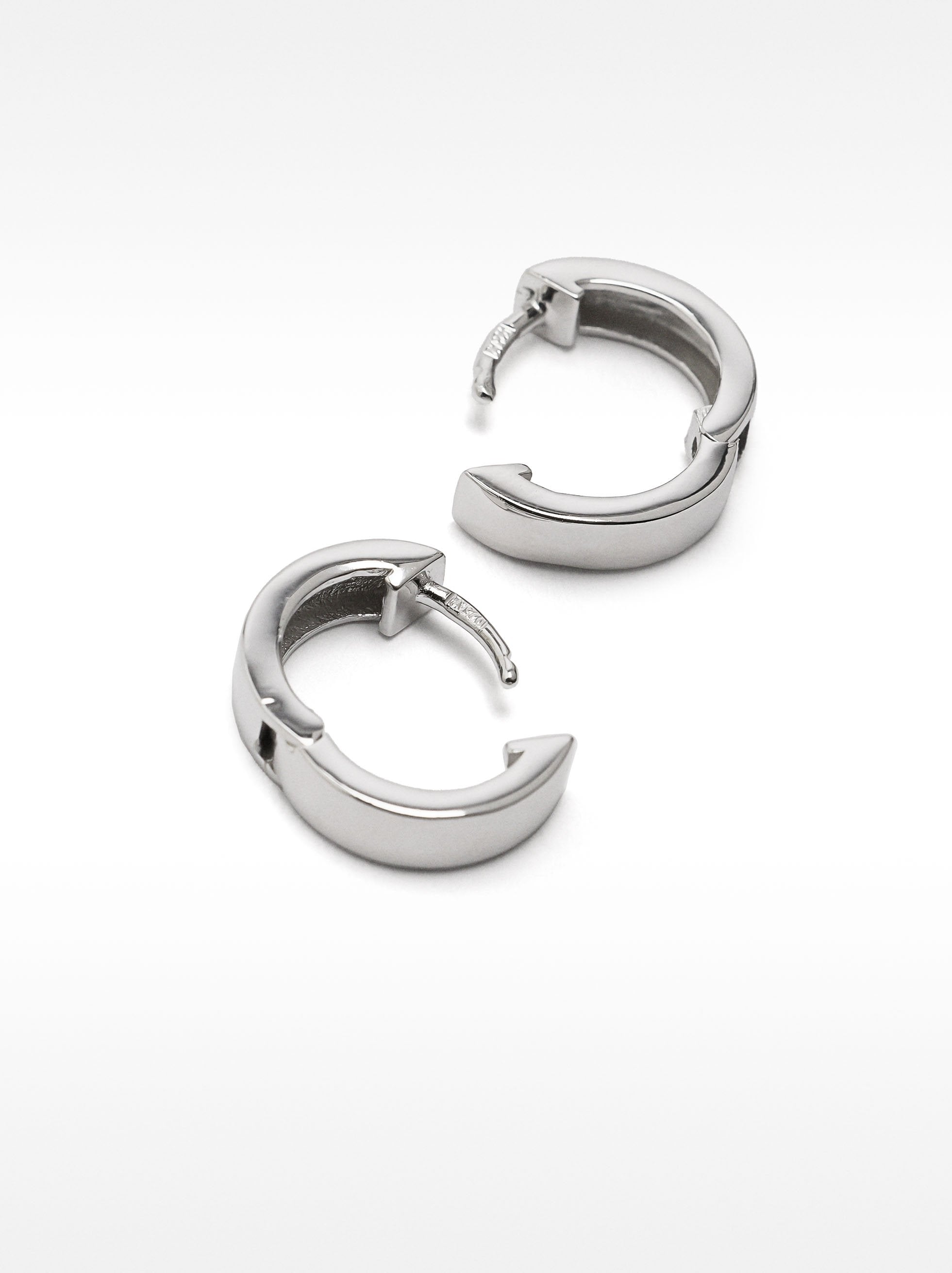 Aro Planos - Plata De Ley 925