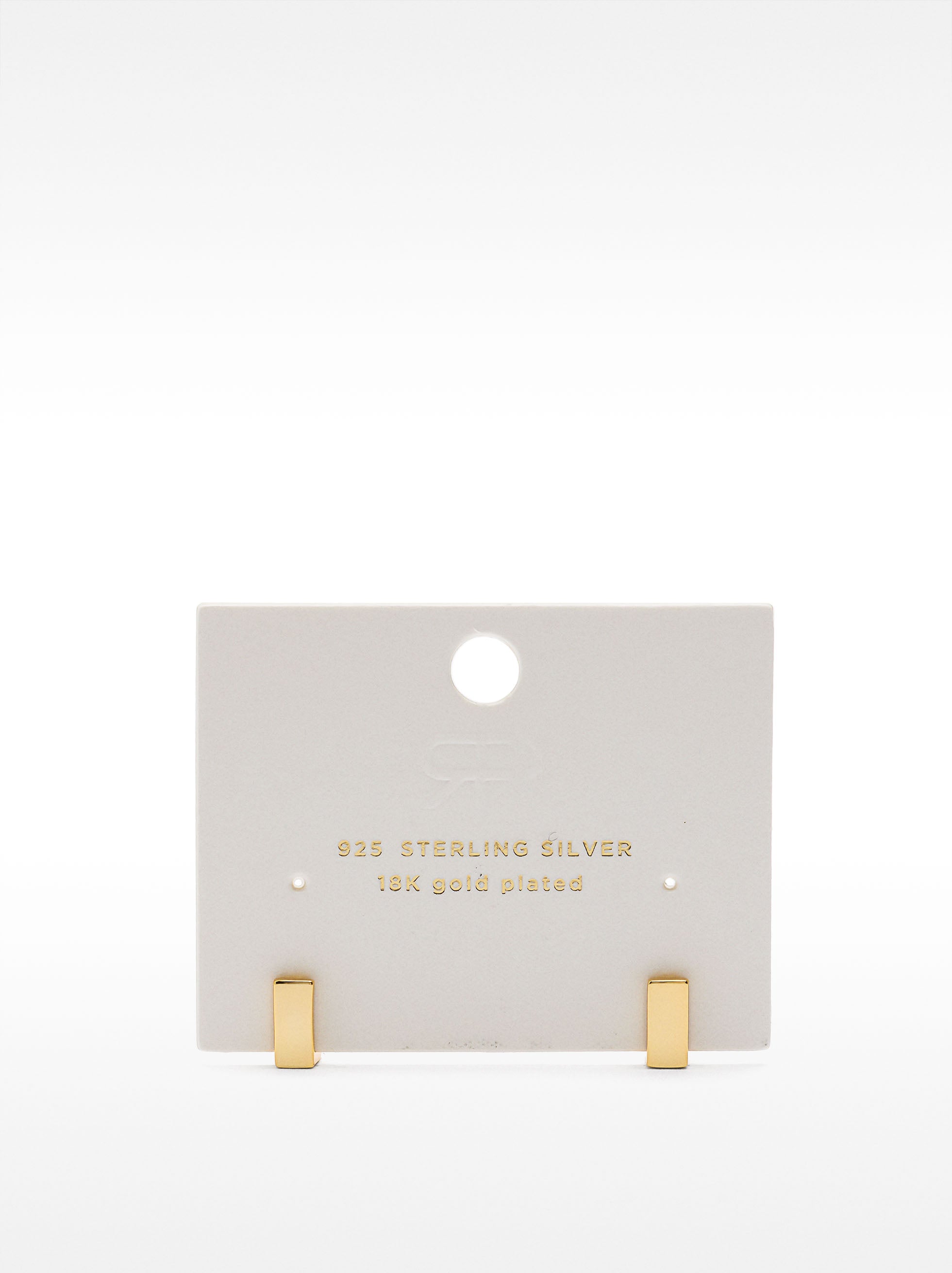 Aros Cuadrados - Plata De Ley 925